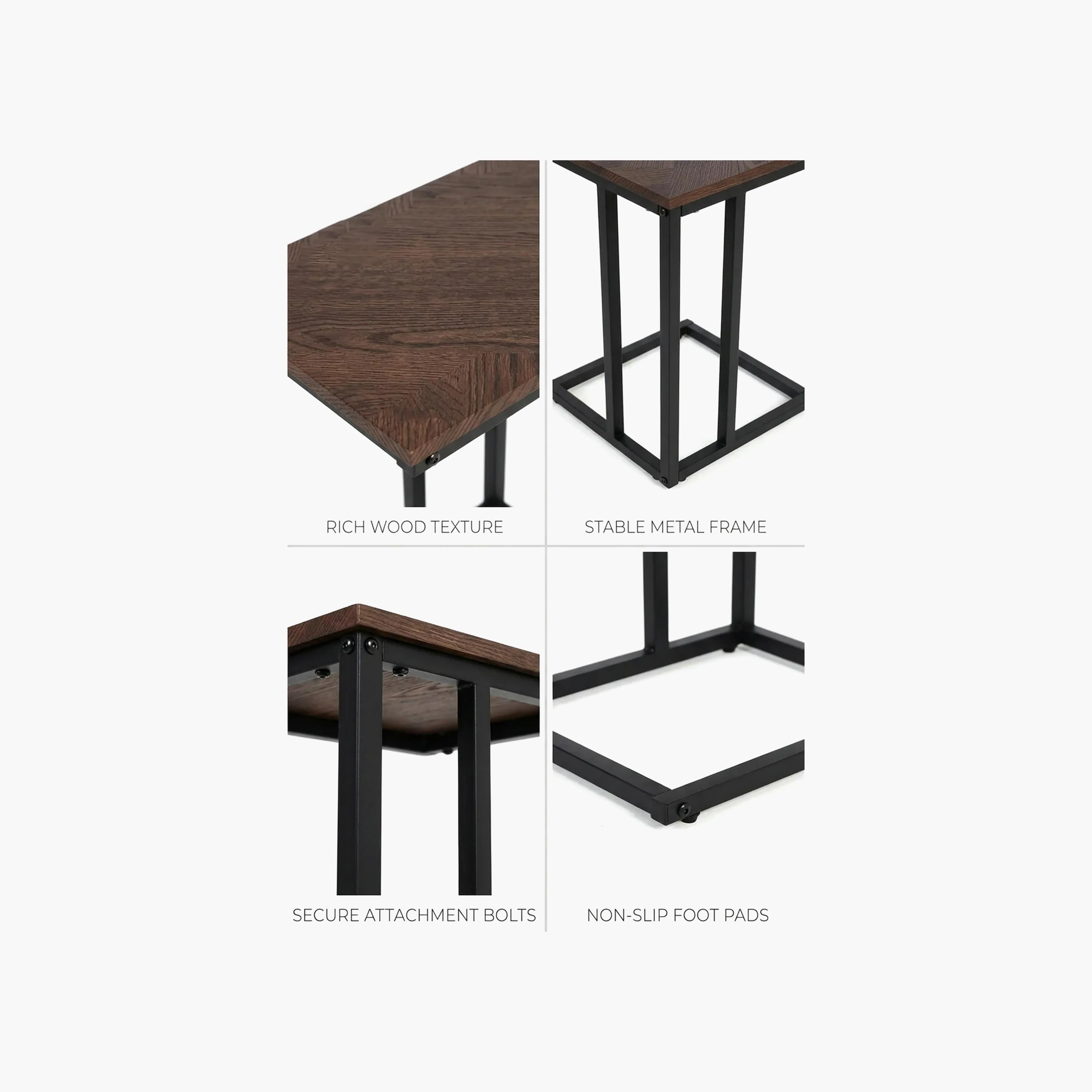 طاولة جانبية بأرجل خشبية من ماريا هومز-furniture-livingroom-sideandendtables-image-5