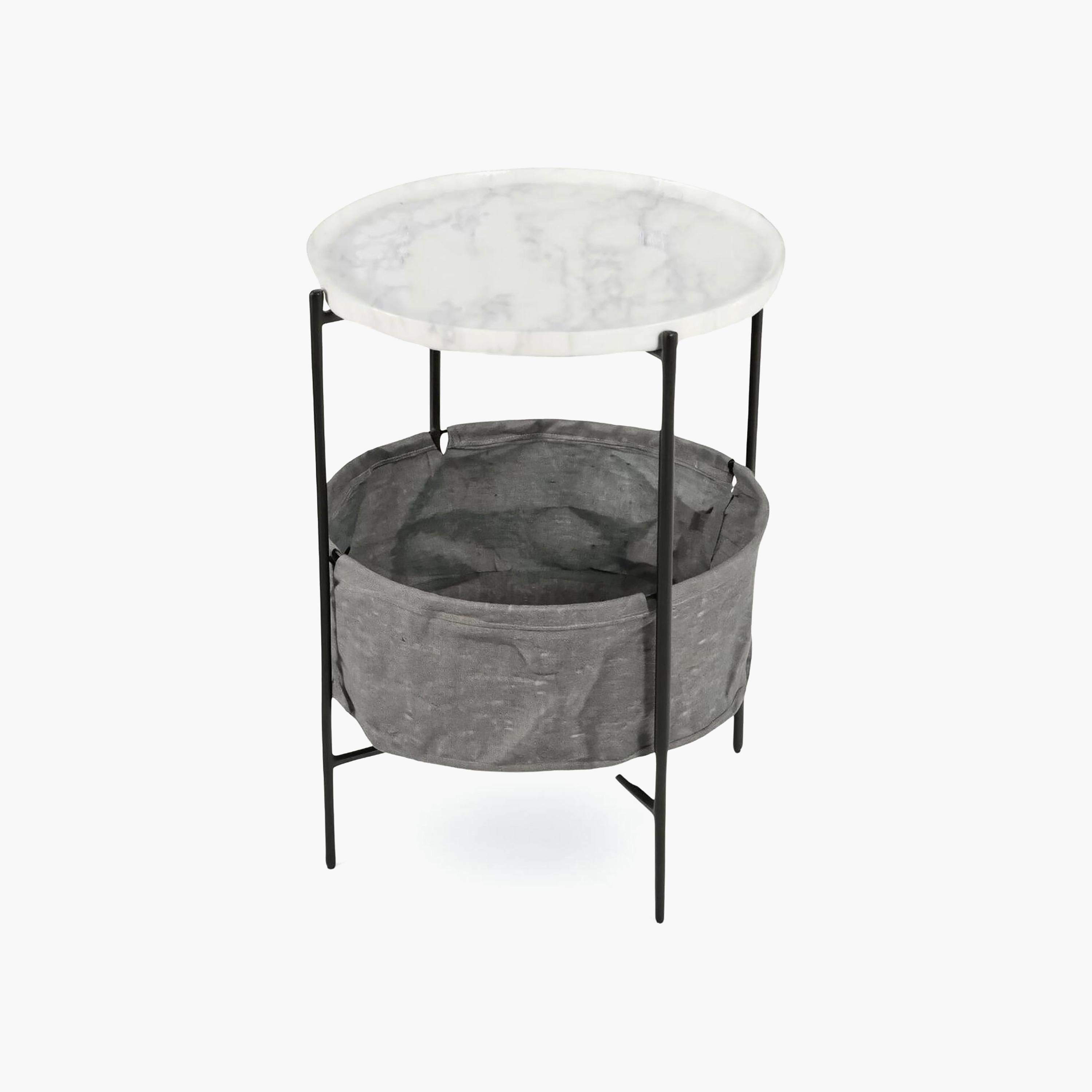 طاولة جانبية بأرجل مستدقة من MDF من ماريا هومز-furniture-livingroom-sideandendtables-image-1