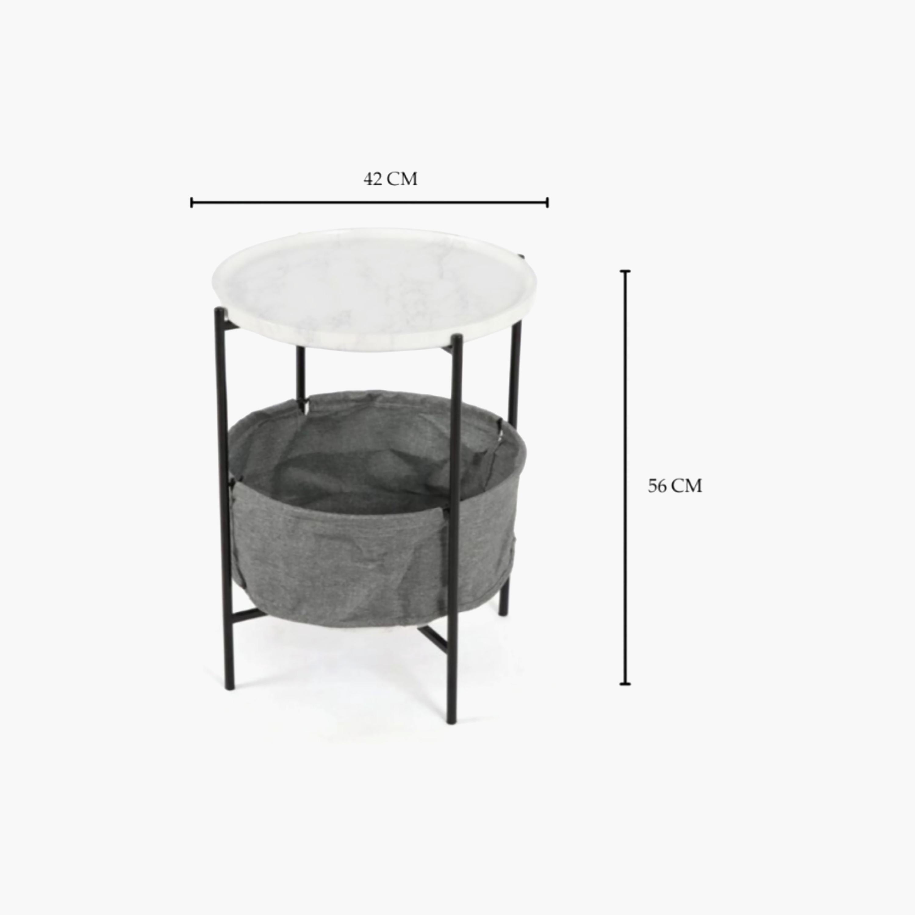 طاولة جانبية بأرجل مستدقة من MDF من ماريا هومز-furniture-livingroom-sideandendtables-image-2