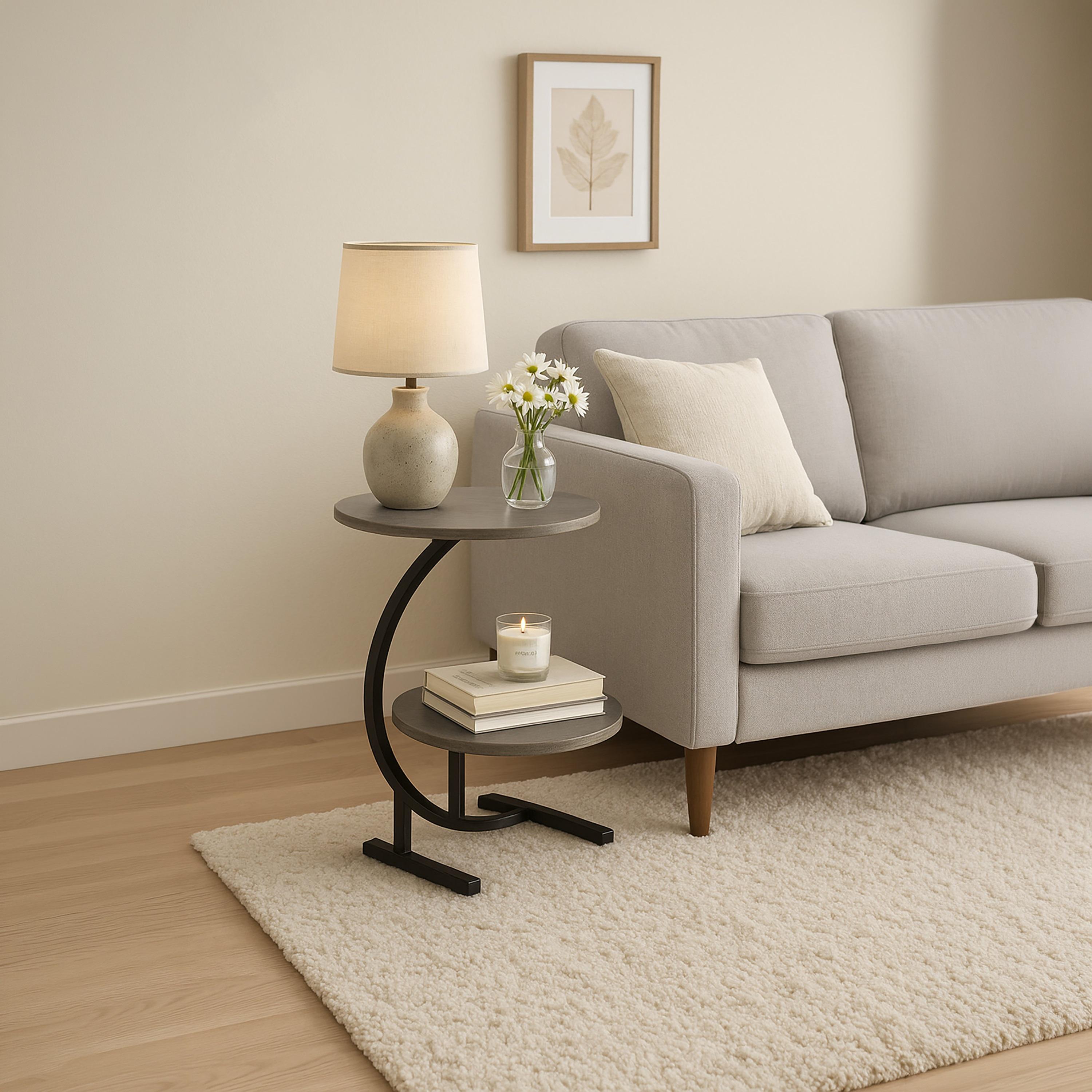 طاولة جانبية معدنية بقاعدة عمودية من ماريا هومز-furniture-livingroom-sideandendtables-image-2