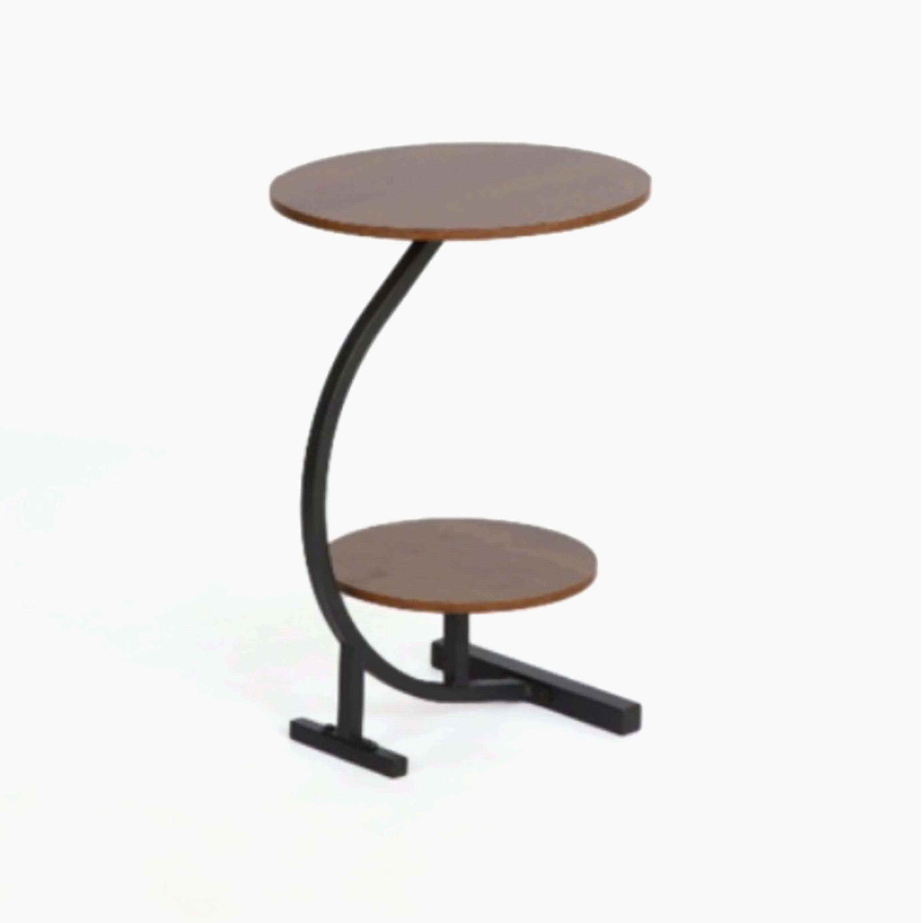 طاولة جانبية معدنية بقاعدة عمودية من ماريا هومز-furniture-livingroom-sideandendtables-image-6