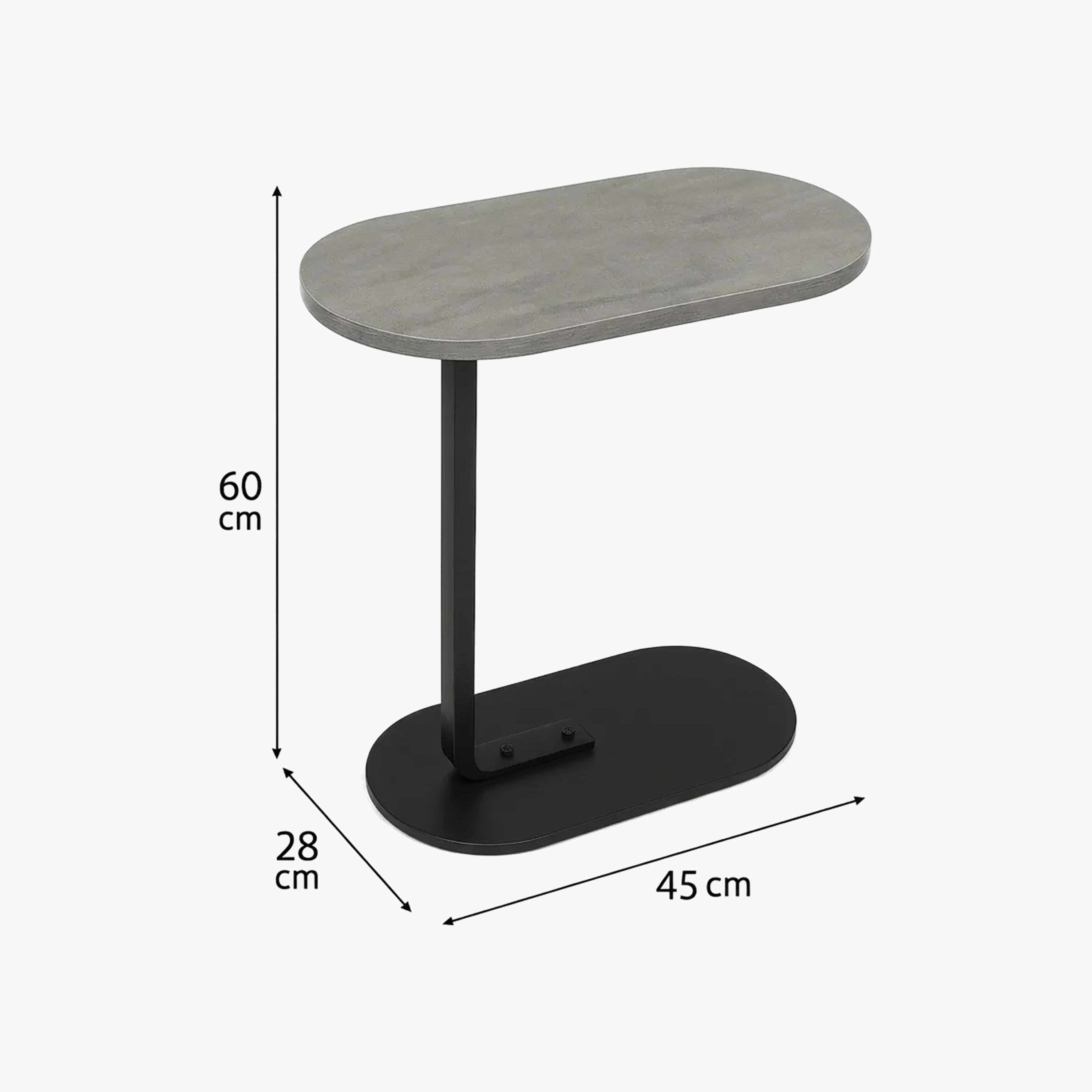 طاولة جانبية معدنية بقاعدة عمودية من ماريا هومز-furniture-livingroom-sideandendtables-image-6