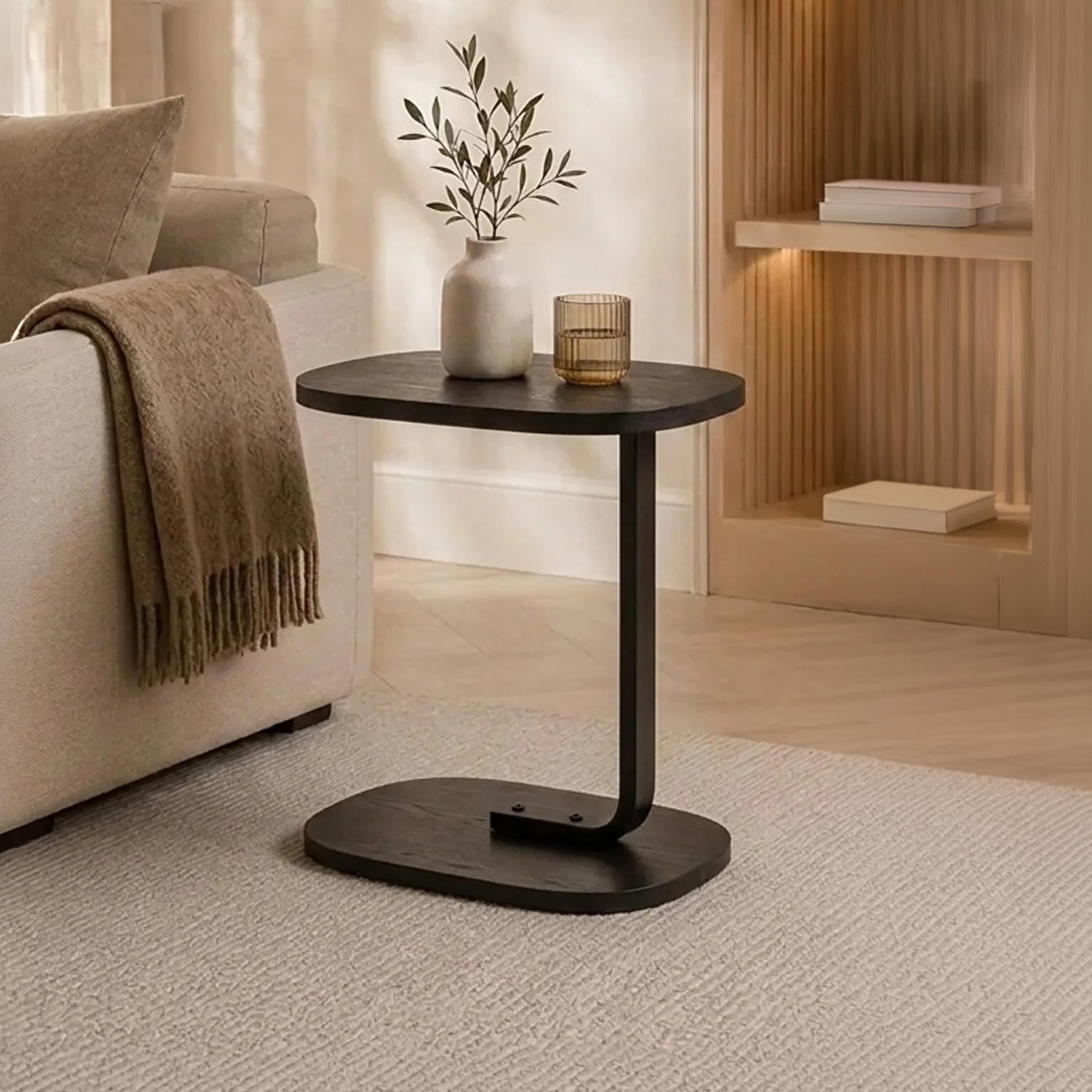 Maria Homes Metal Pedestal Accent Table-furniture-livingroom-sideandendtables-image-1