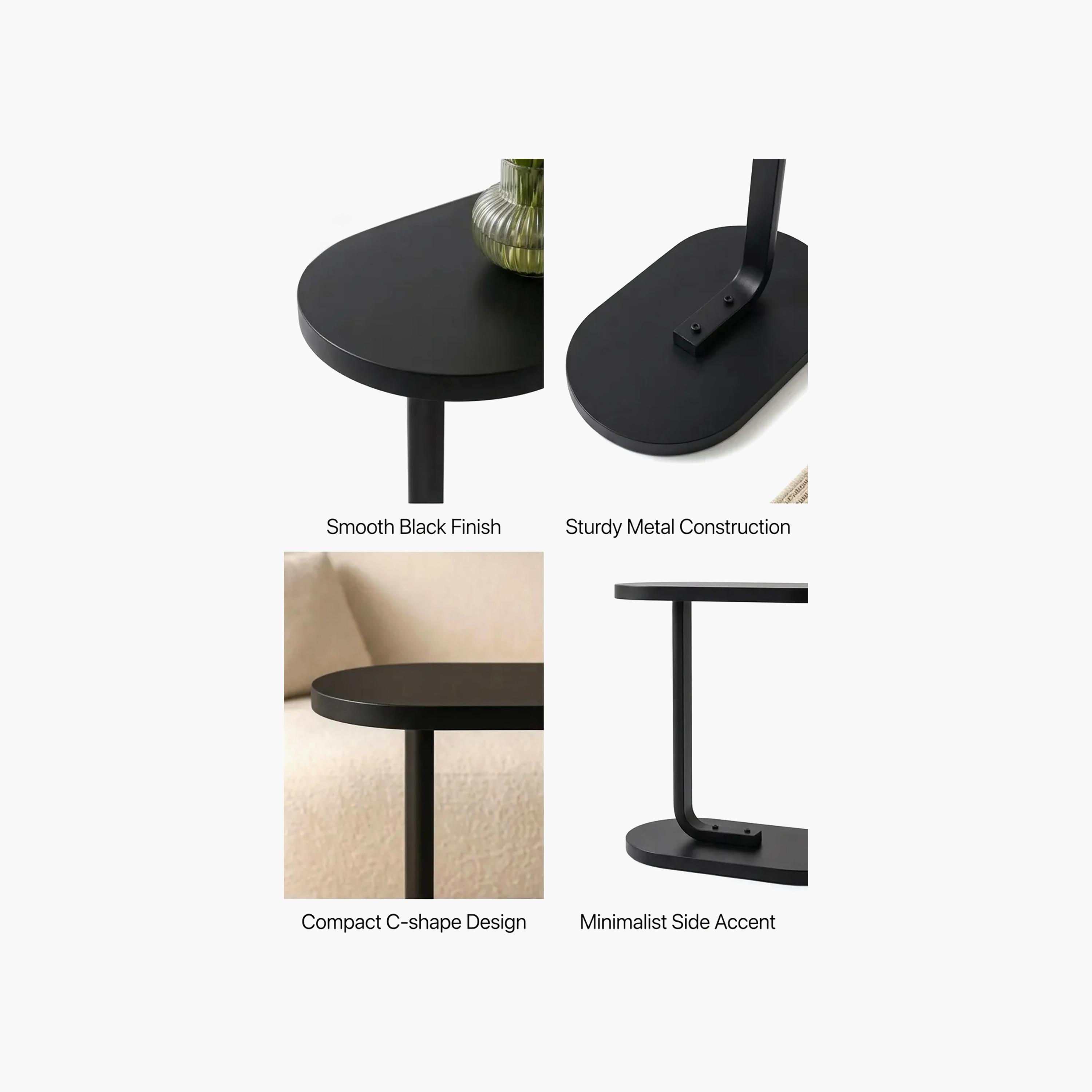 Maria Homes Metal Pedestal Accent Table-furniture-livingroom-sideandendtables-image-4