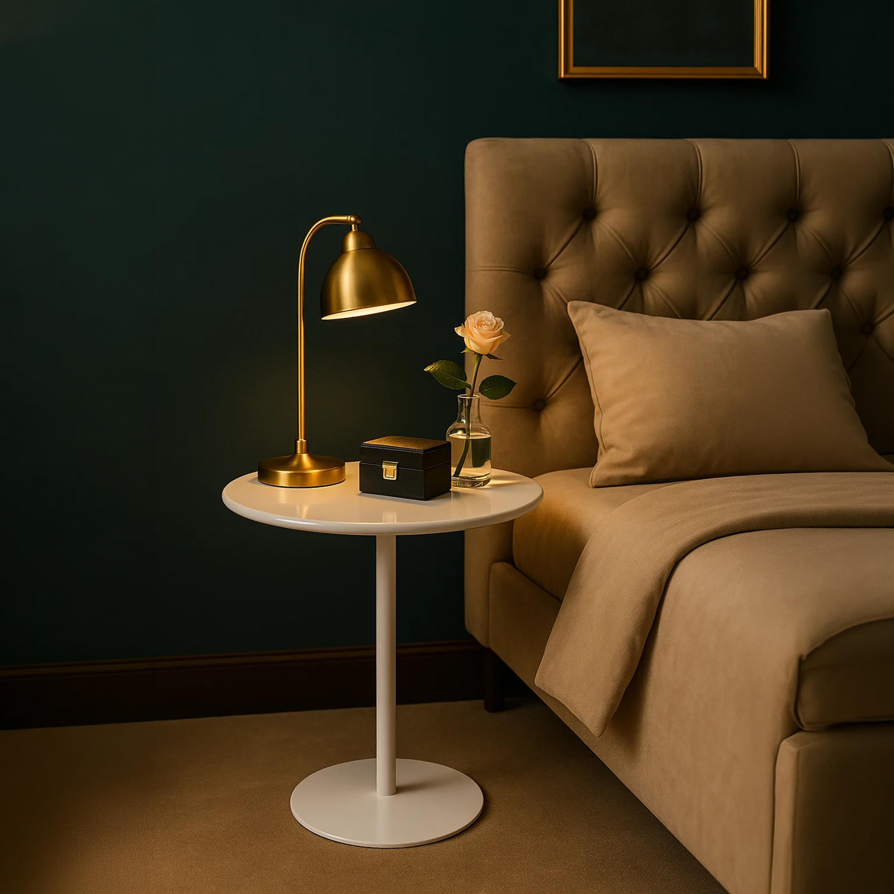 Maria Homes Metal Pedestal Side Table-furniture-livingroom-sideandendtables-image-3