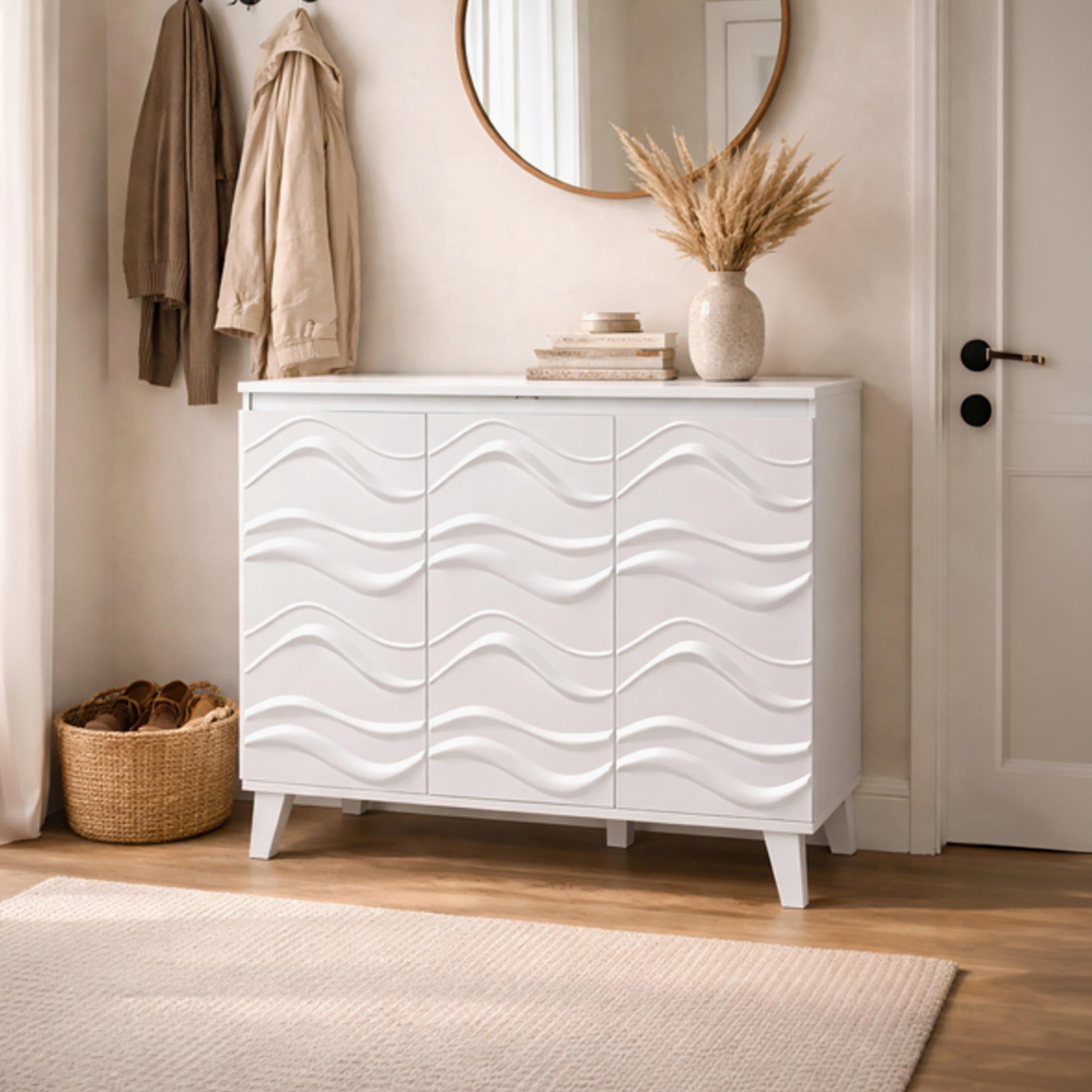 خزانة أحذية خشبية من ماريا هومز-furniture-livingroom-shoeracks-image-2