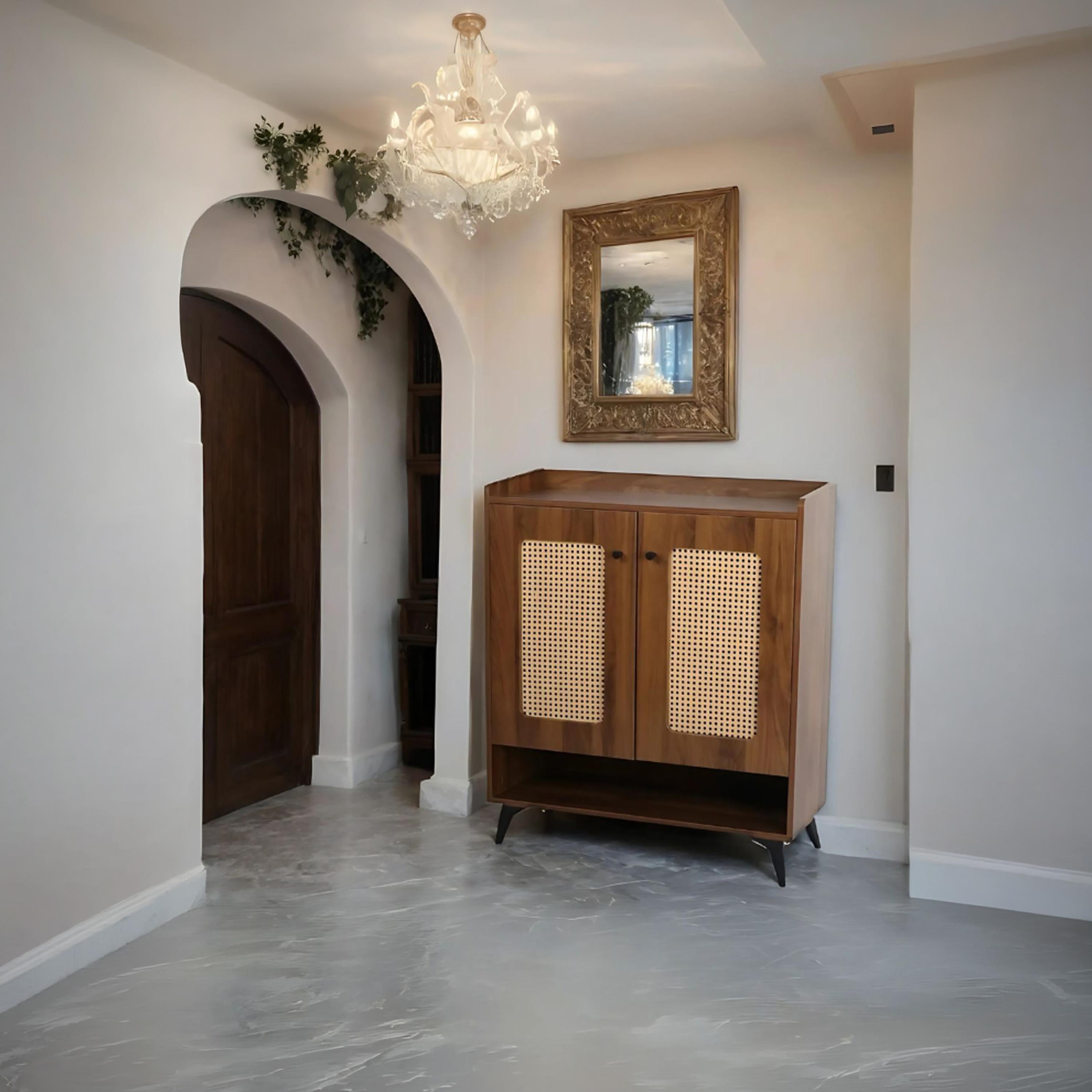 خزانة أحذية خشبية من ماريا هومز-furniture-livingroom-shoeracks-image-3
