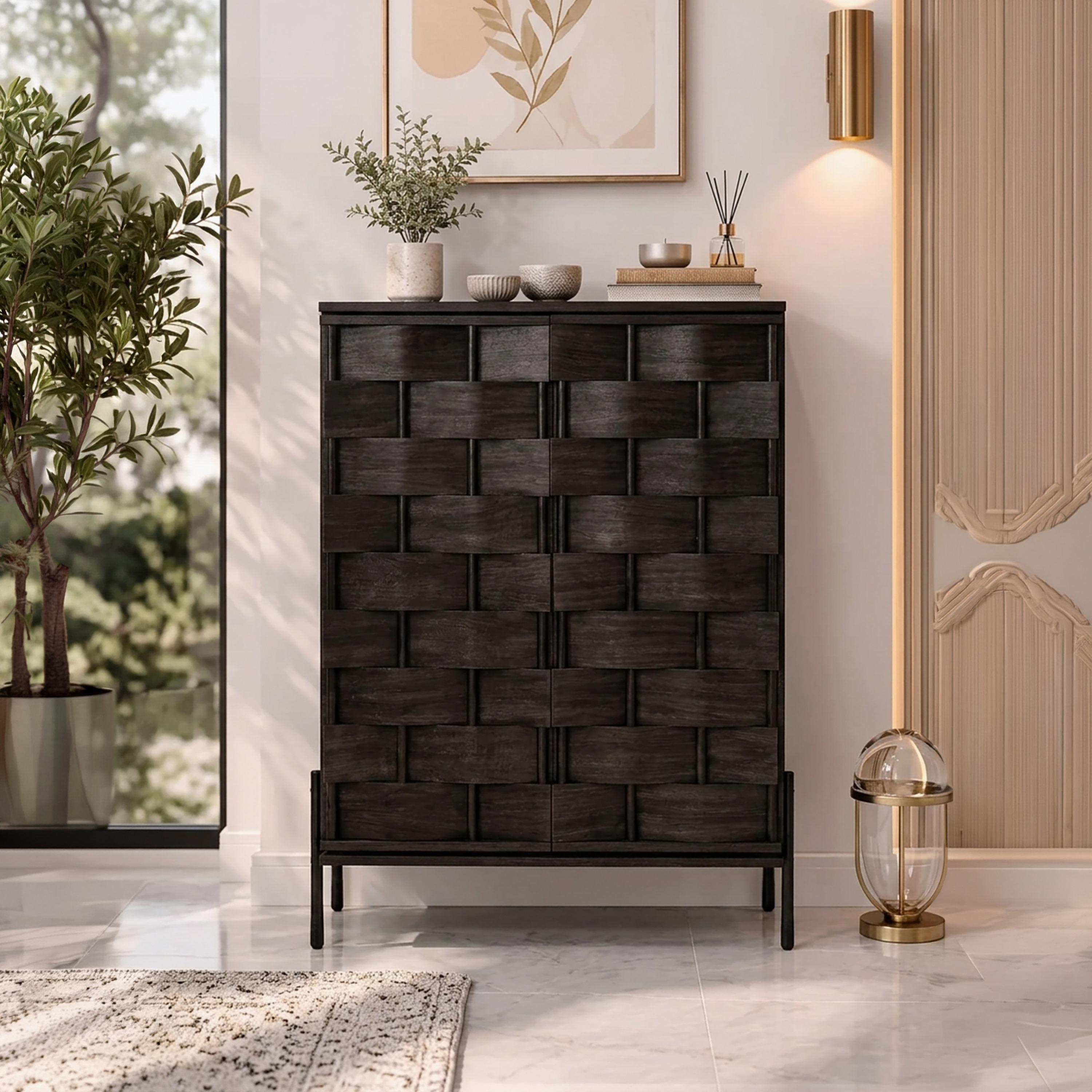 خزانة تخزين معدنية من ماريا هومز-furniture-livingroom-storageanddisplaycabinets-image-1