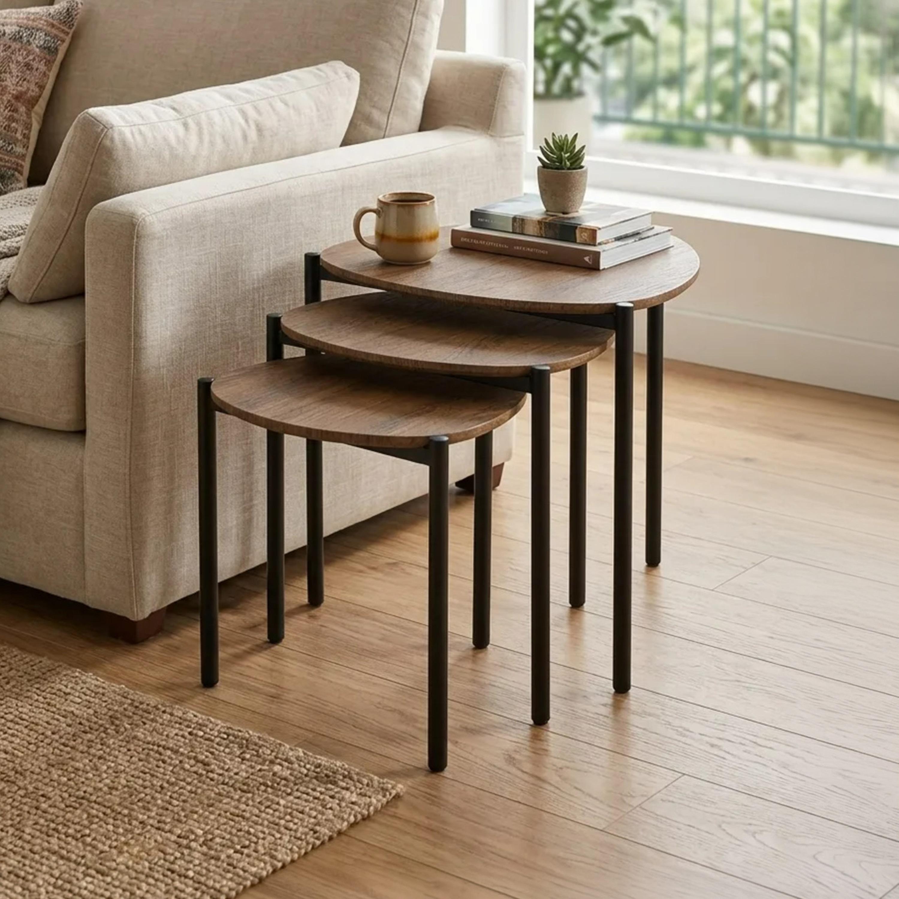 Maria Homes Wooden Nesting Table - Set of 3-furniture-livingroom-nestoftables-image-1