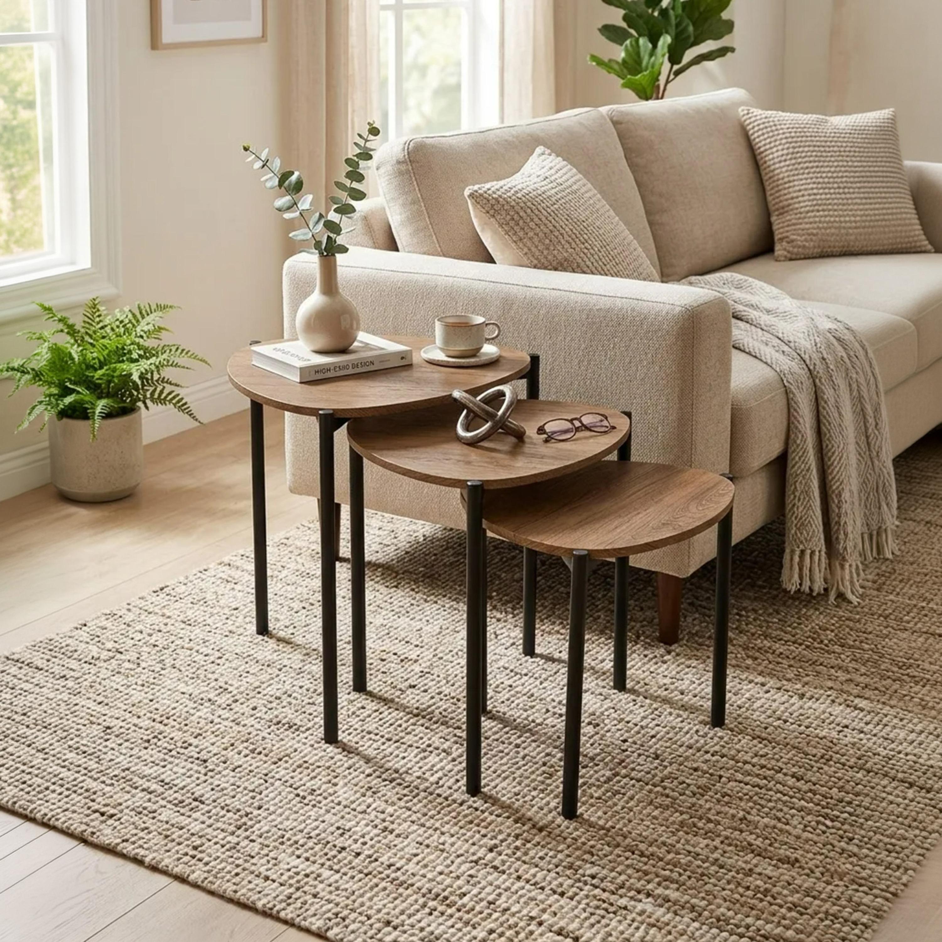 Maria Homes Wooden Nesting Table - Set of 3-furniture-livingroom-nestoftables-image-2