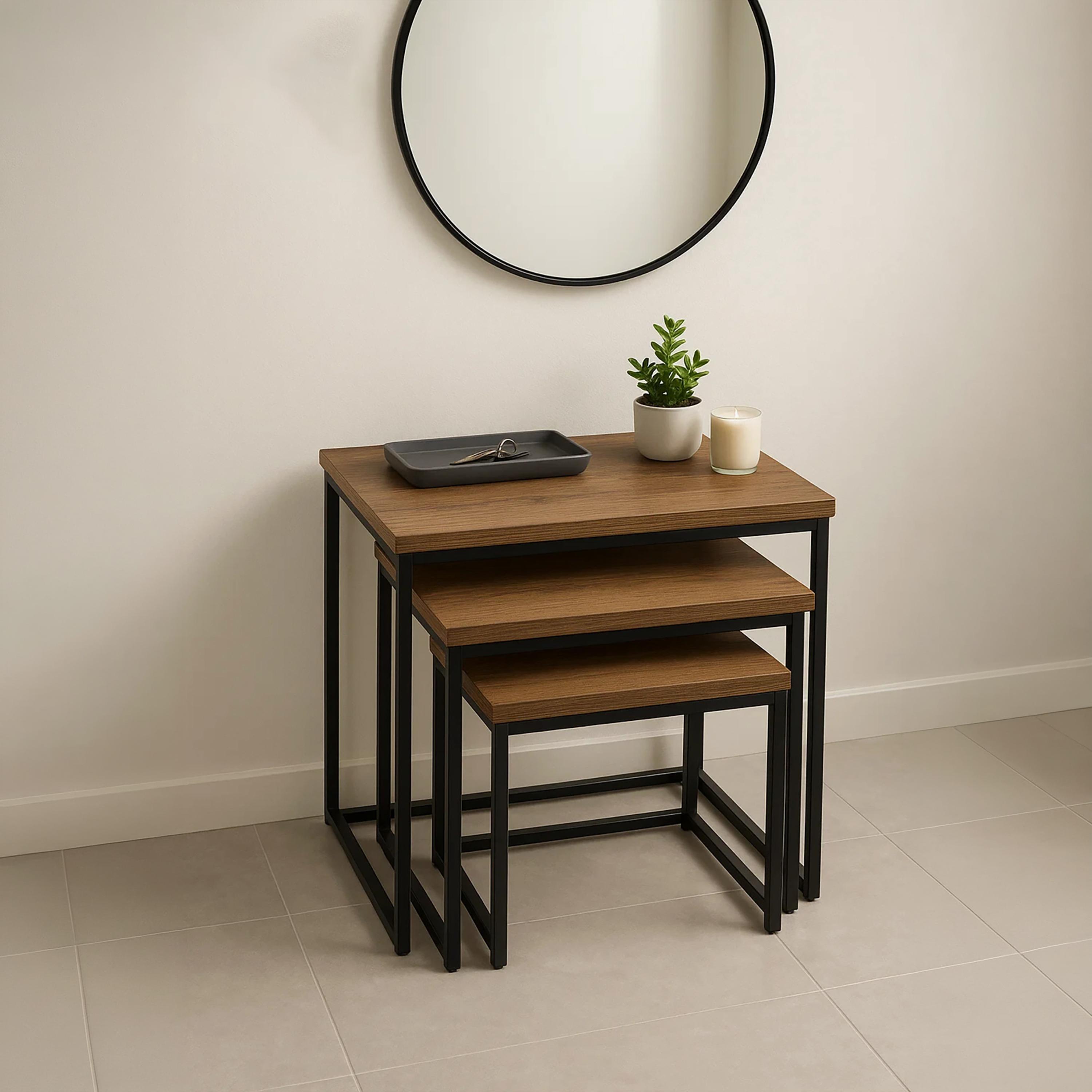 طاولات متداخلة خشبية مكونة من 3 قطع من ماريا هومز-furniture-livingroom-nestoftables-image-1