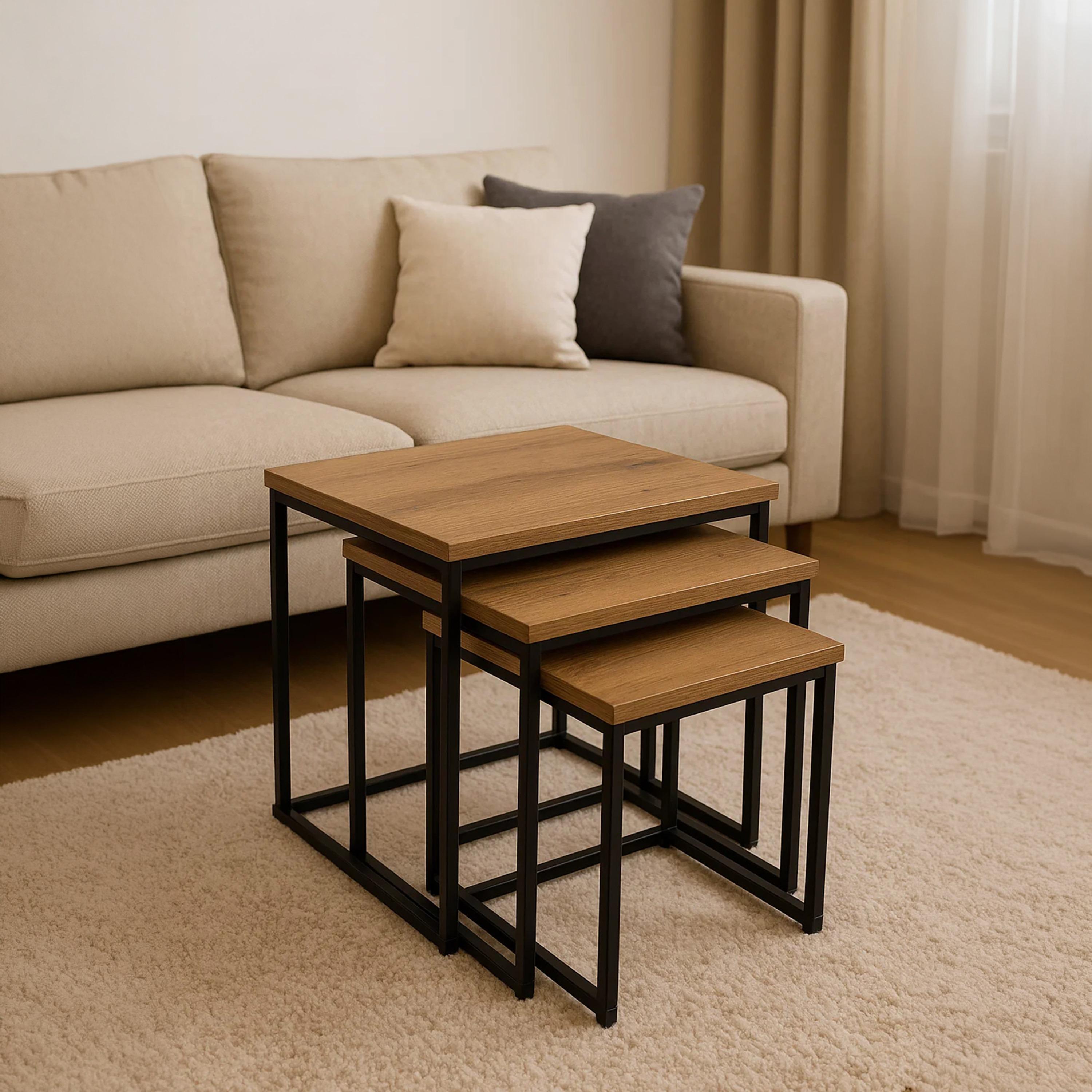 طاولات متداخلة خشبية مكونة من 3 قطع من ماريا هومز-furniture-livingroom-nestoftables-image-3
