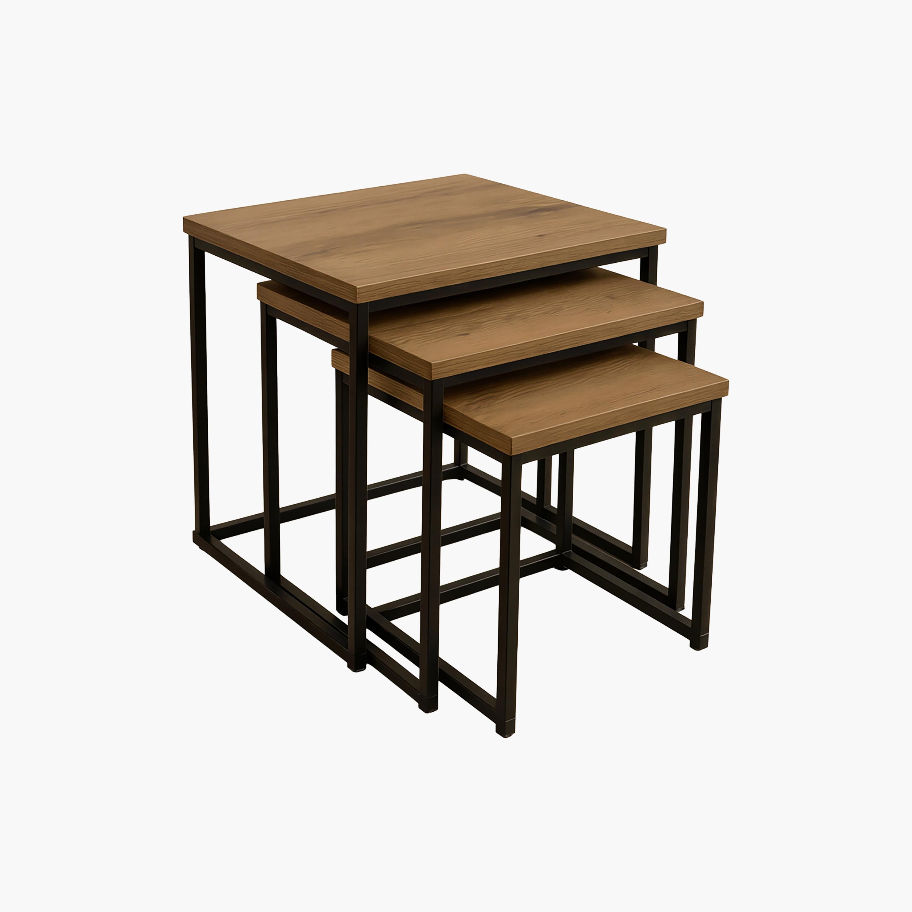 طاولات متداخلة خشبية مكونة من 3 قطع من ماريا هومز-furniture-livingroom-nestoftables-image-5