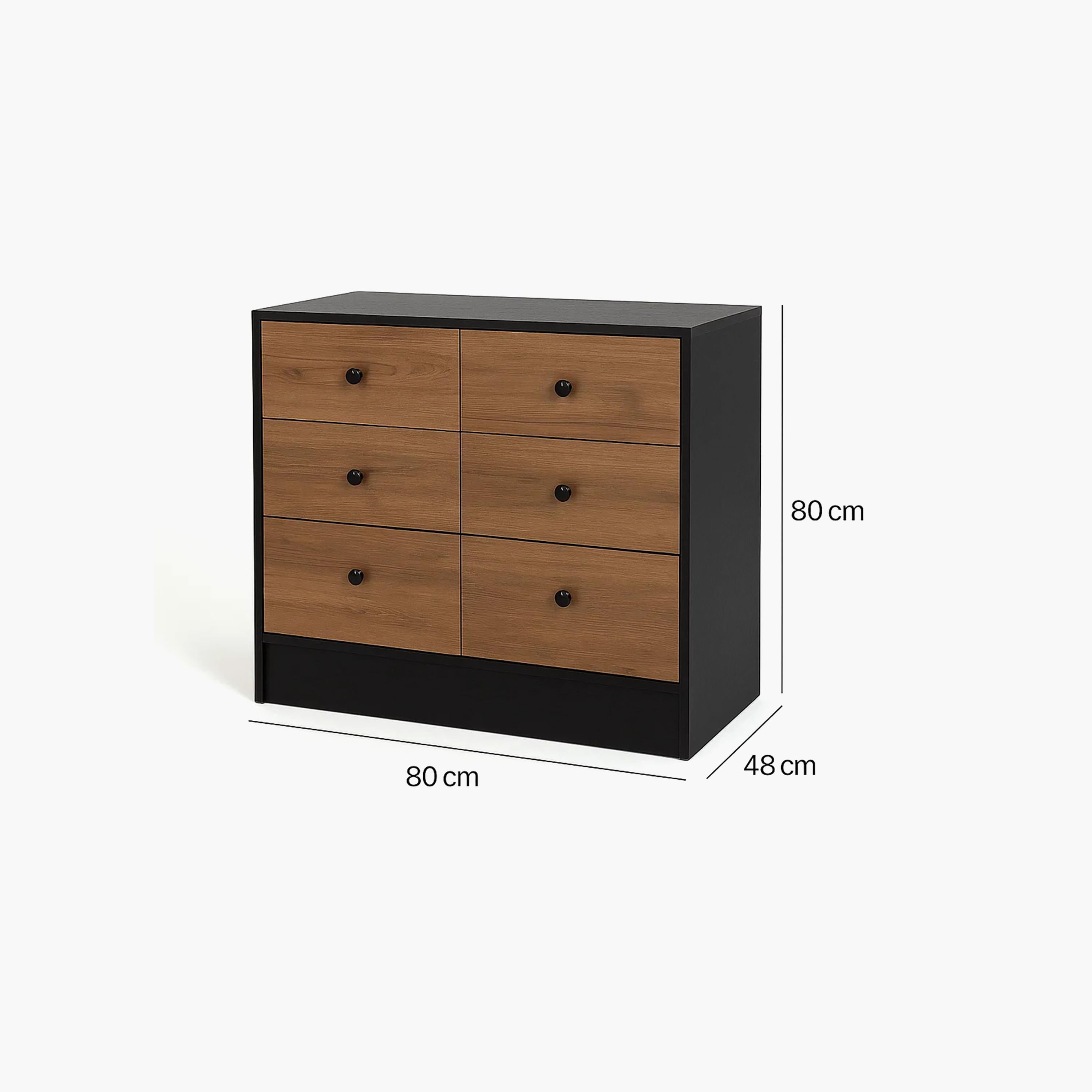 Maria Homes Wooden Dressers with 6 Drawers-furniture-livingroom-storageanddisplaycabinets-image-6