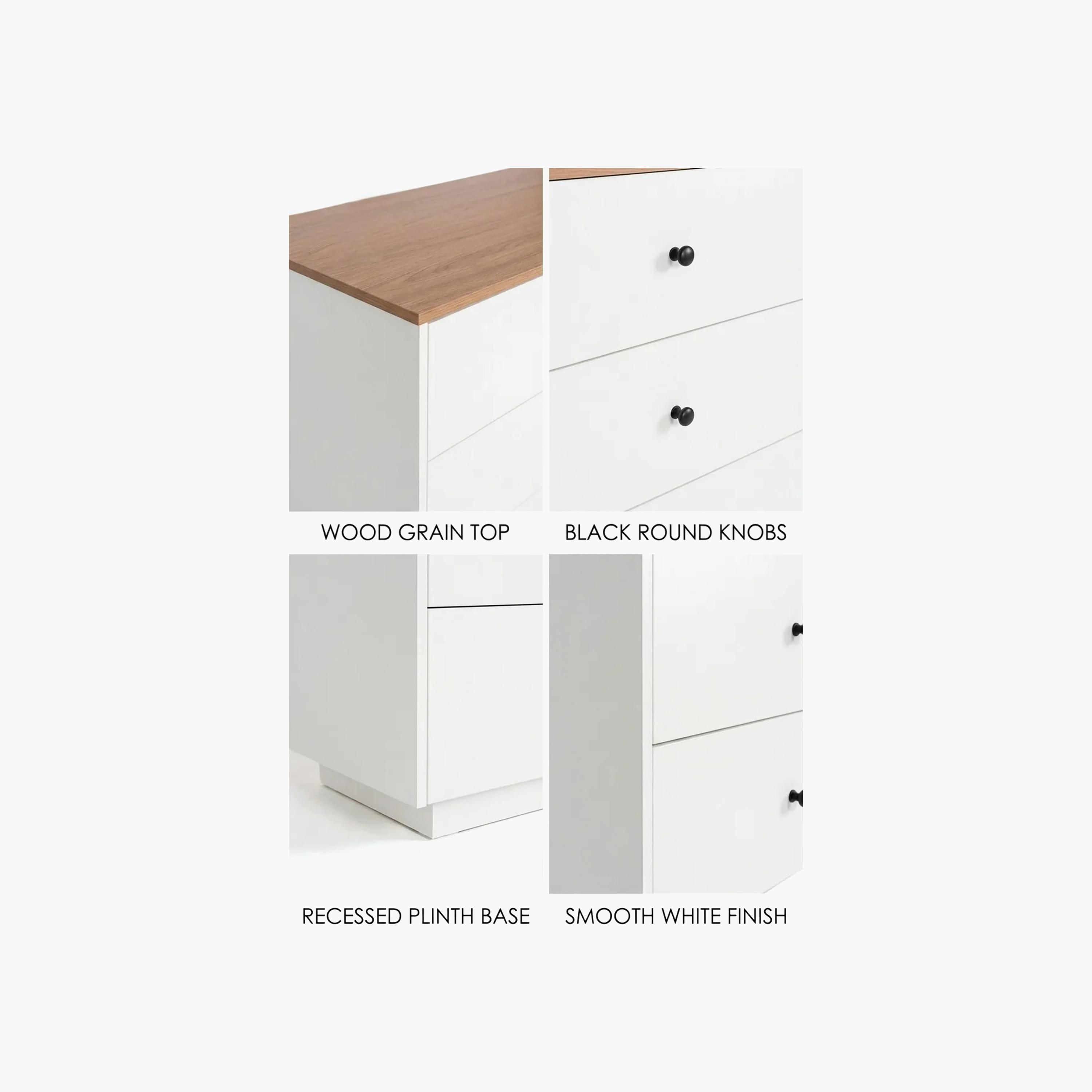 Maria Homes Wooden Chest of Drawers-furniture-bedroom-chestofdrawers-image-4