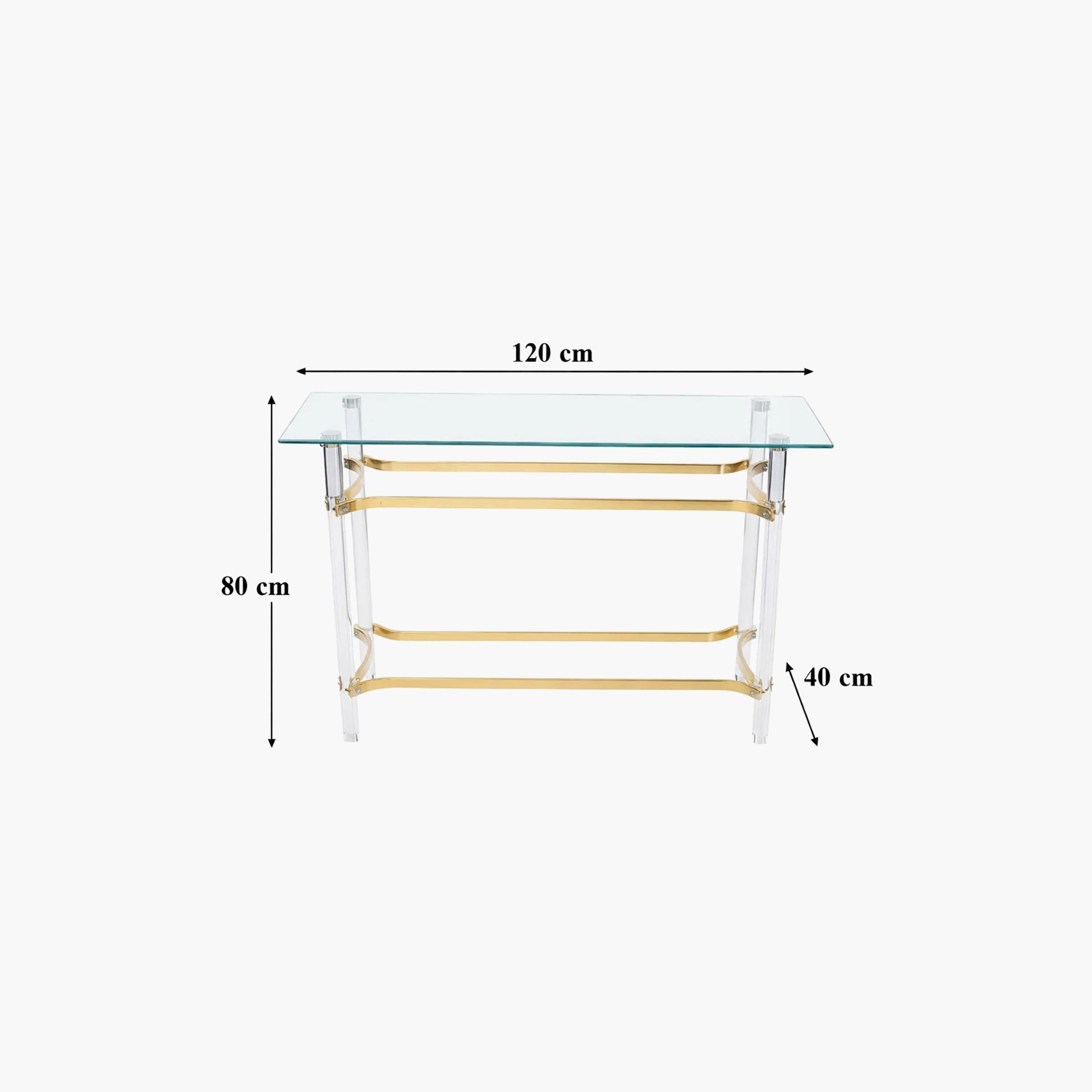 Maria Homes Glass Console Table-furniture-livingroom-consoletablesandmirrors-image-6