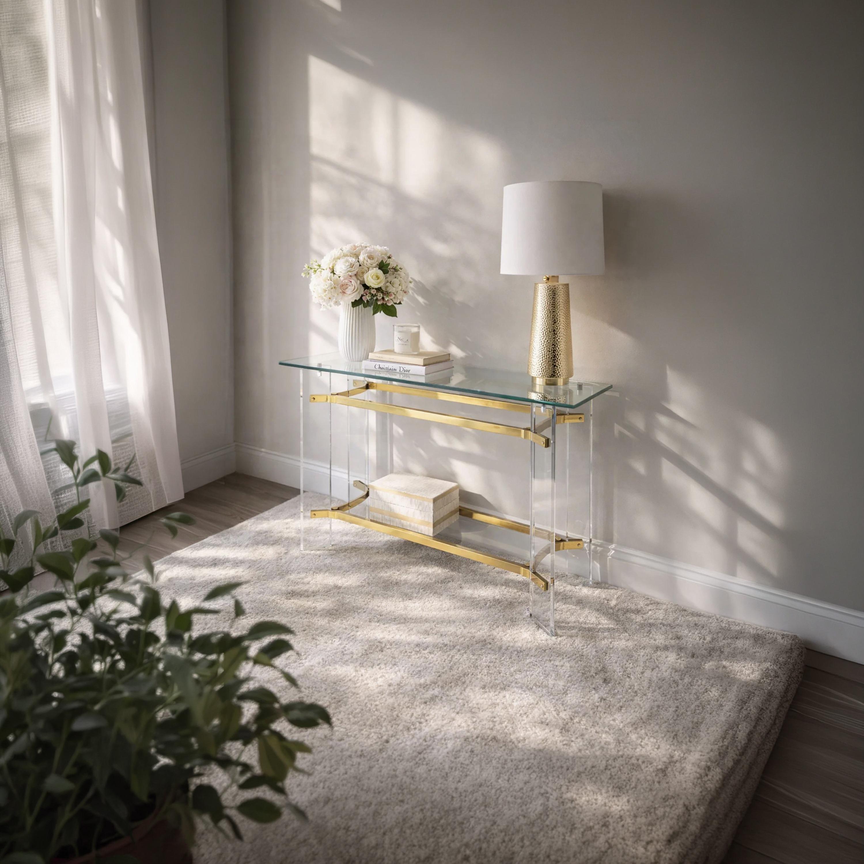 Maria Homes Glass Console Table-furniture-livingroom-consoletablesandmirrors-image-3
