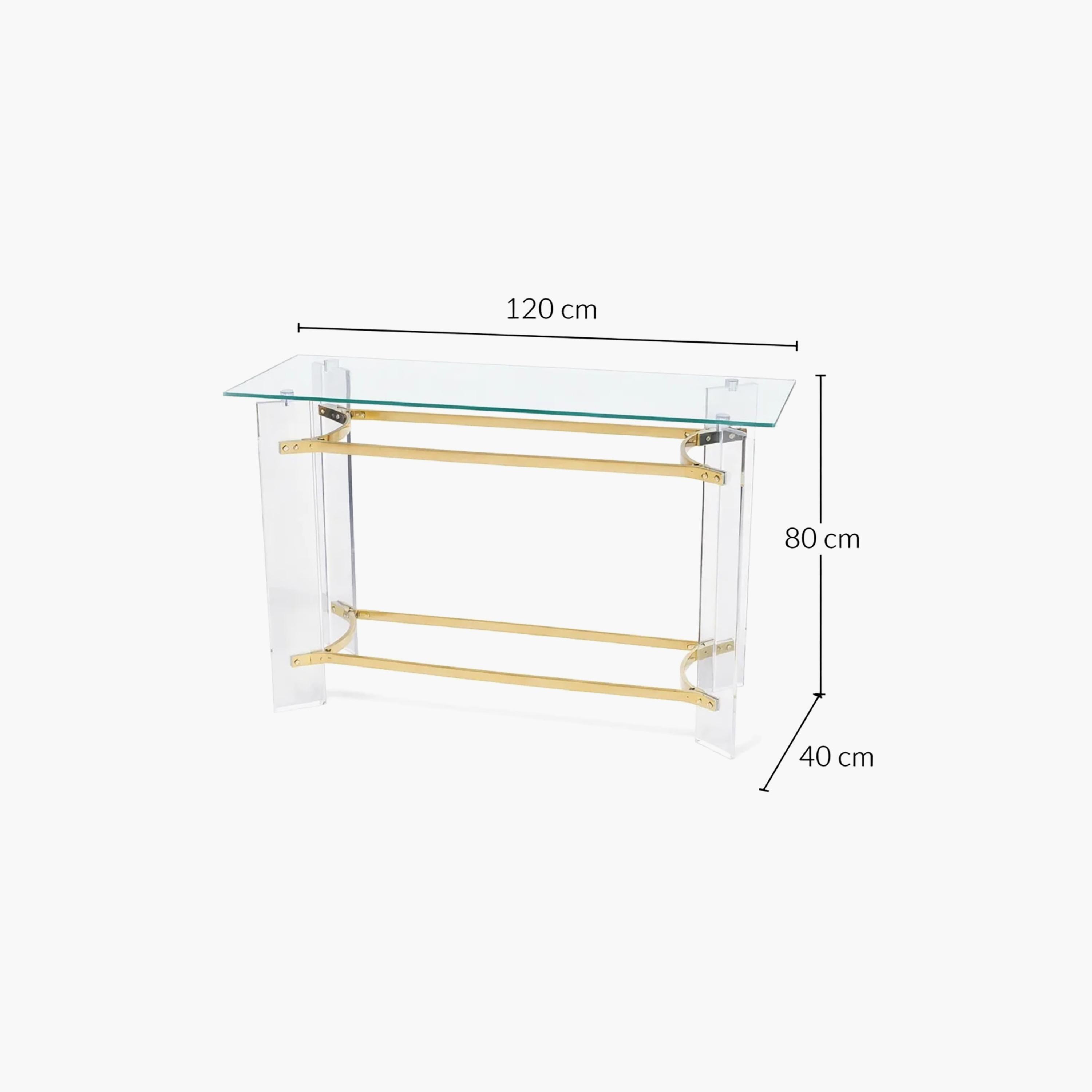 Maria Homes Glass Console Table-furniture-livingroom-consoletablesandmirrors-image-6