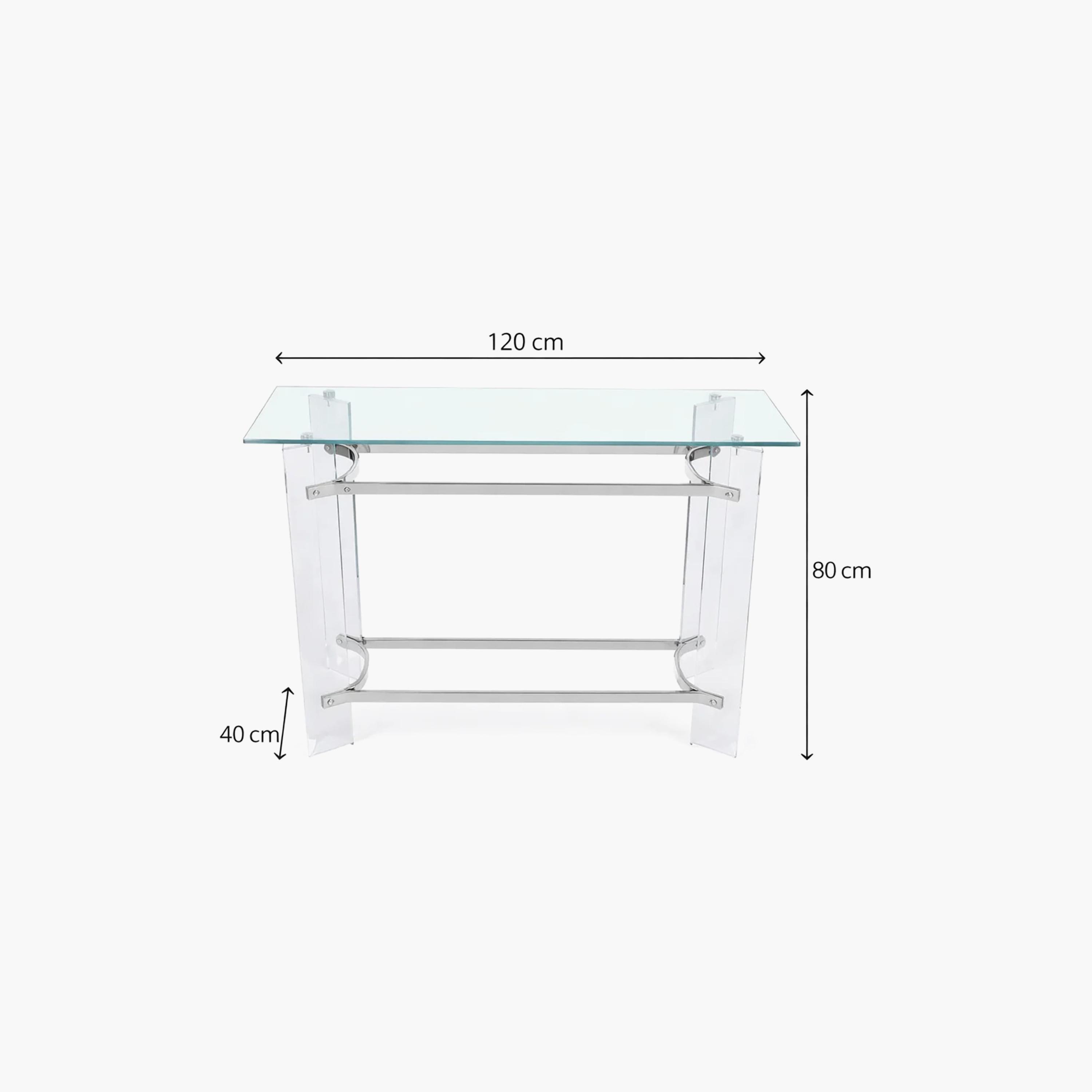 Maria Homes Glass Console Table-furniture-livingroom-consoletablesandmirrors-image-6