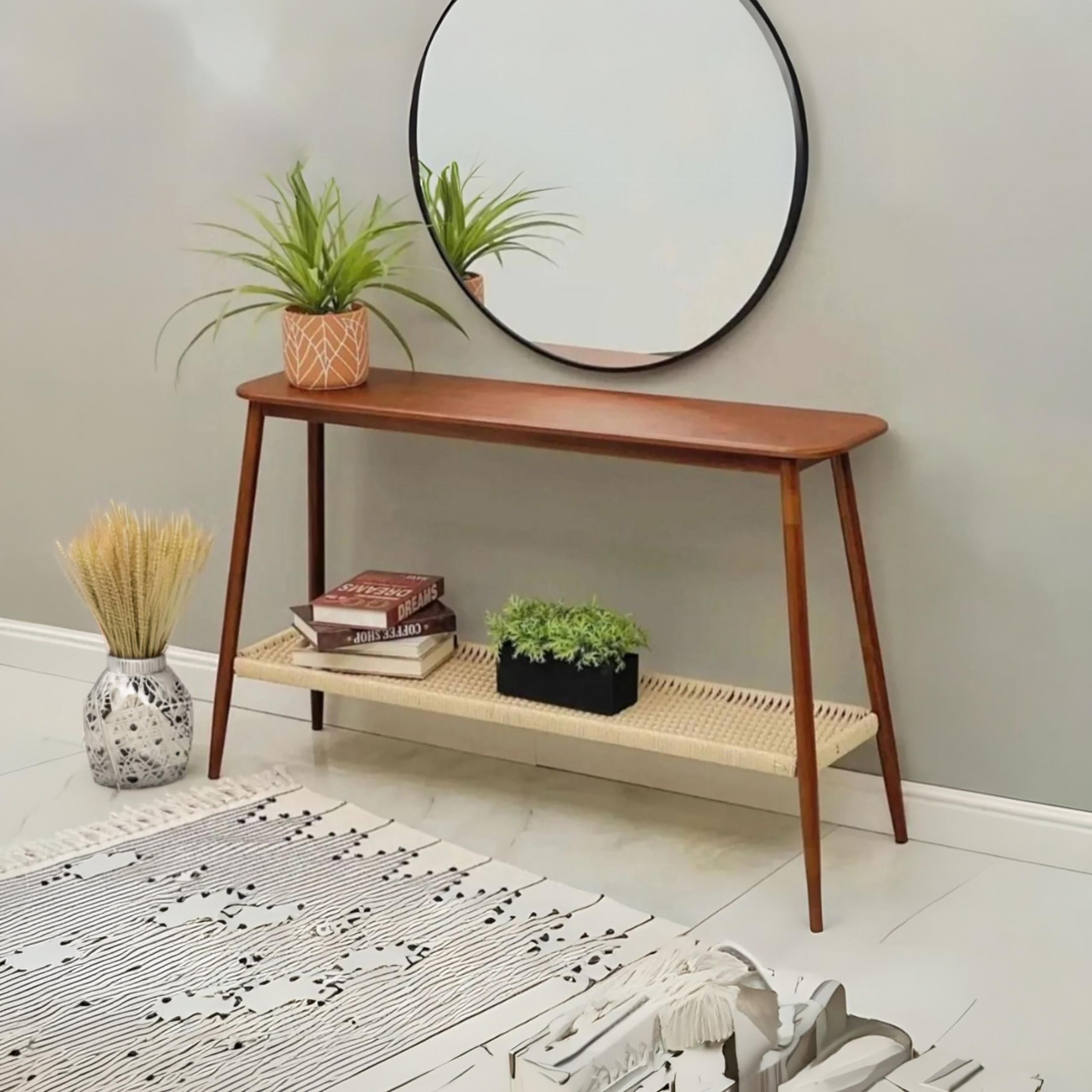 طاولة كونسول خشبية من ماريا هومز-furniture-livingroom-consoletablesandmirrors-image-2