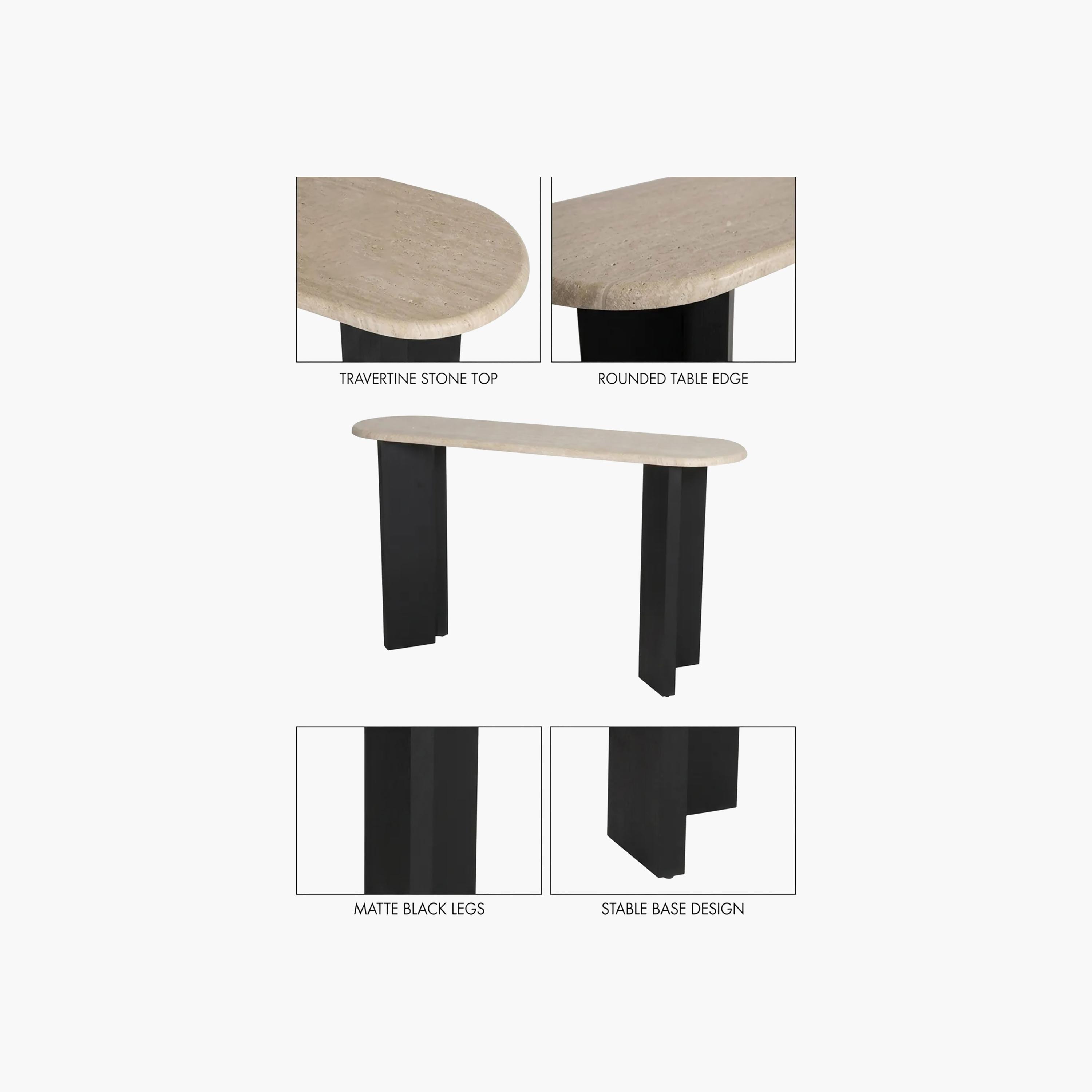 طاولة كونسول رخامية من ماريا هومز-furniture-livingroom-consoletablesandmirrors-image-4