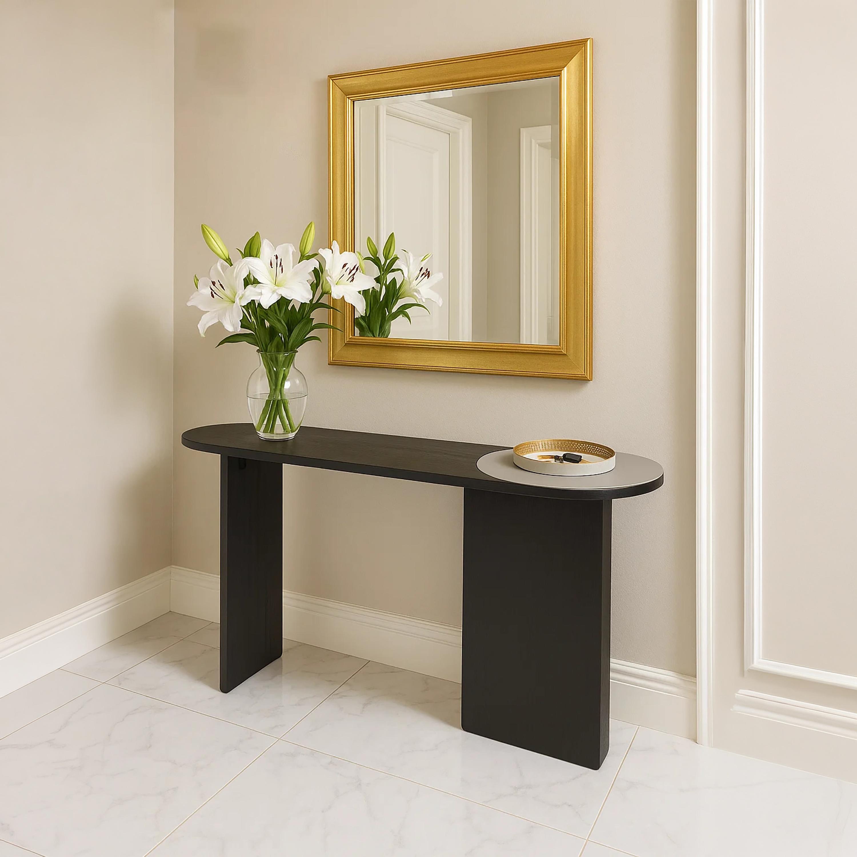 طاولة كونسول رخام مقاس 160×40×80 سم من ماريا هومز-furniture-livingroom-consoletablesandmirrors-image-3