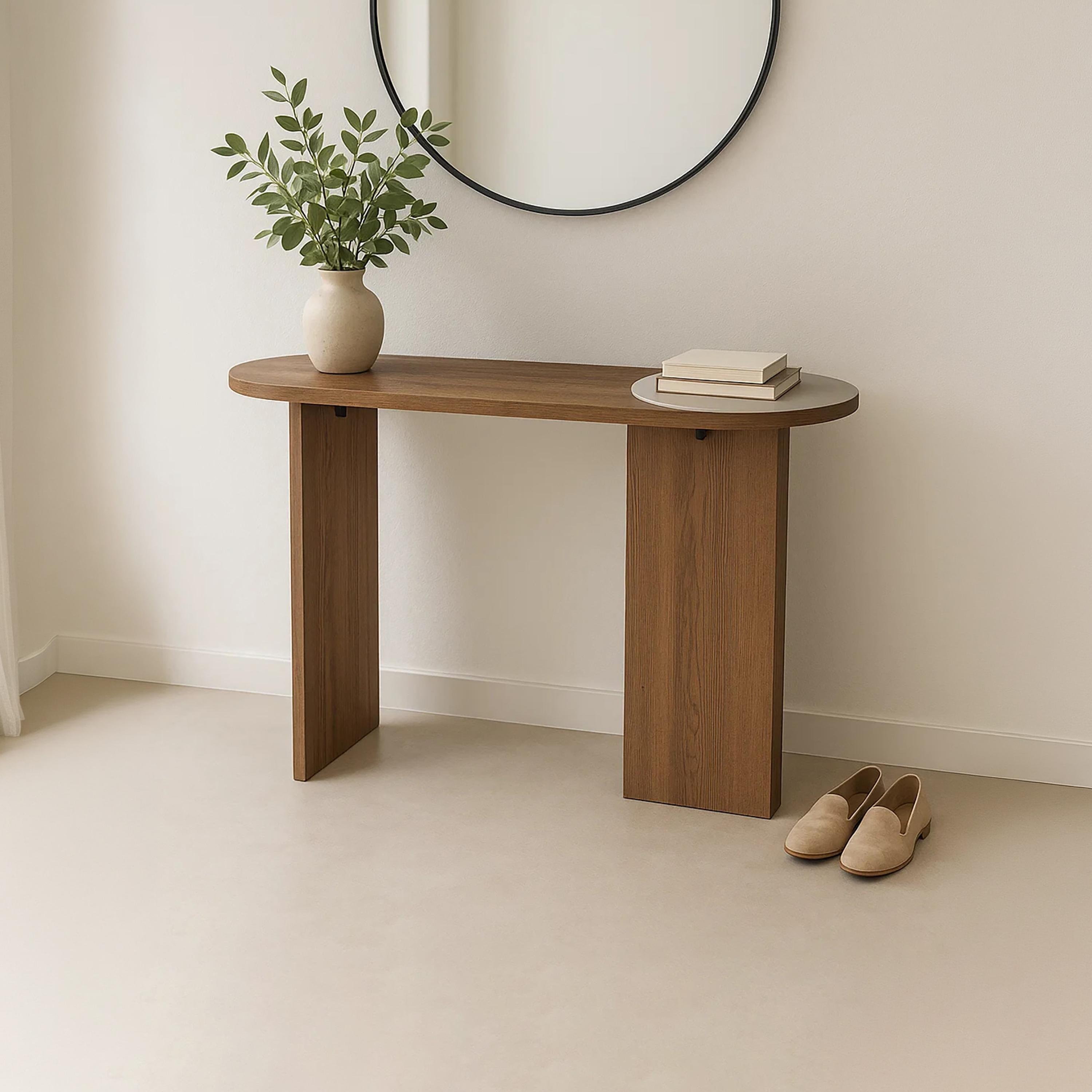 طاولة كونسول خشبية من ماريا هومز 120×40×80 سم-furniture-livingroom-consoletablesandmirrors-image-1