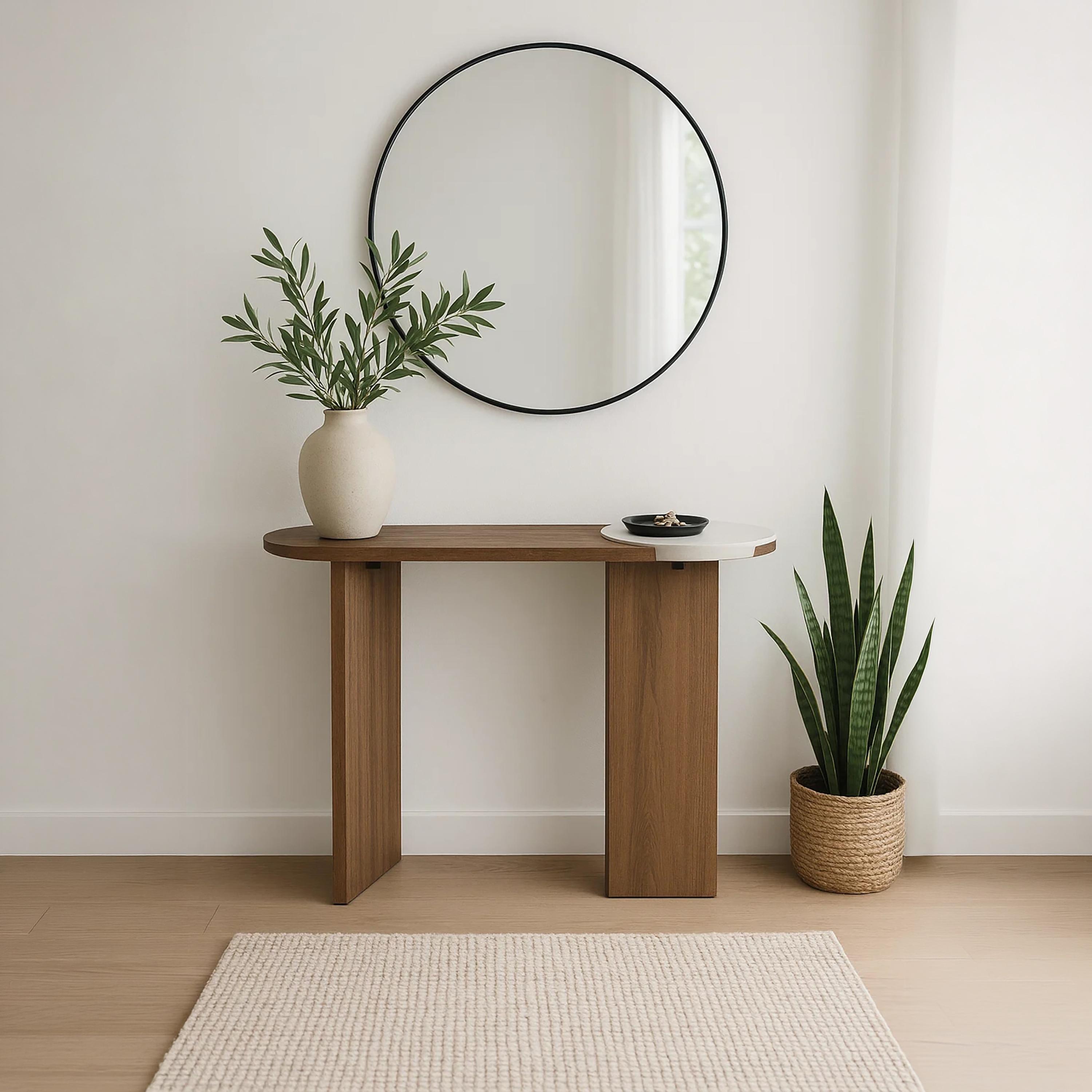 طاولة كونسول خشبية من ماريا هومز 120×40×80 سم-furniture-livingroom-consoletablesandmirrors-image-2