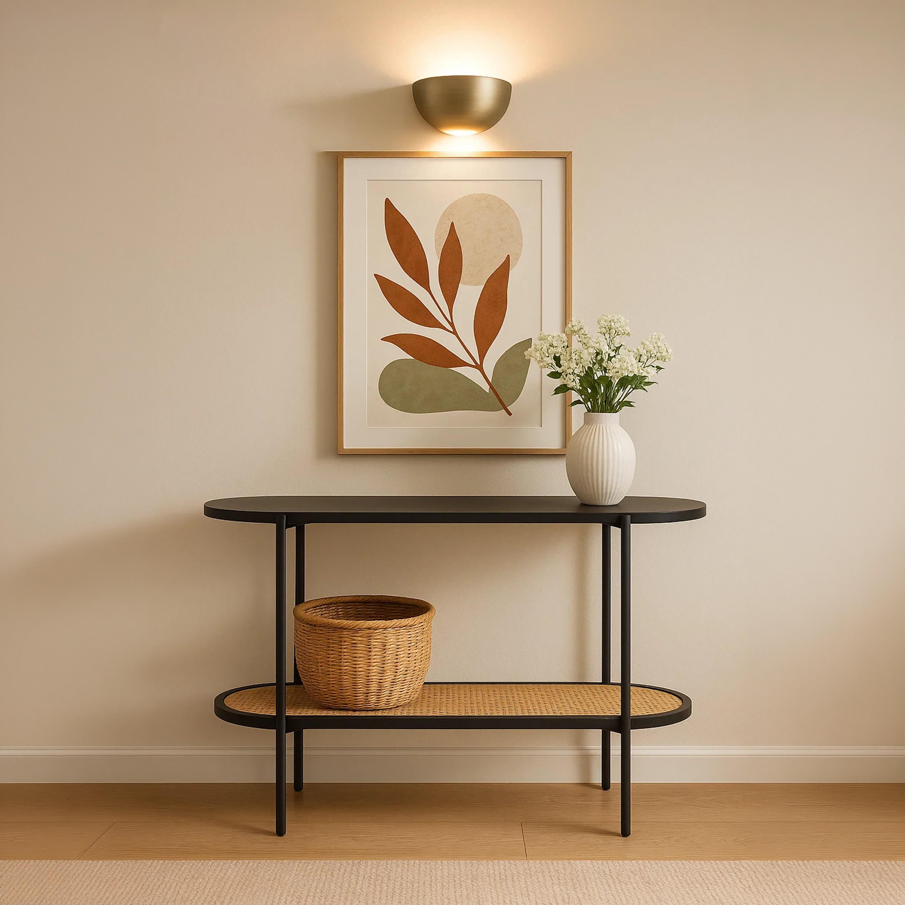طاولة كونسول من الراتان من ماريا هومز-furniture-livingroom-consoletablesandmirrors-image-1