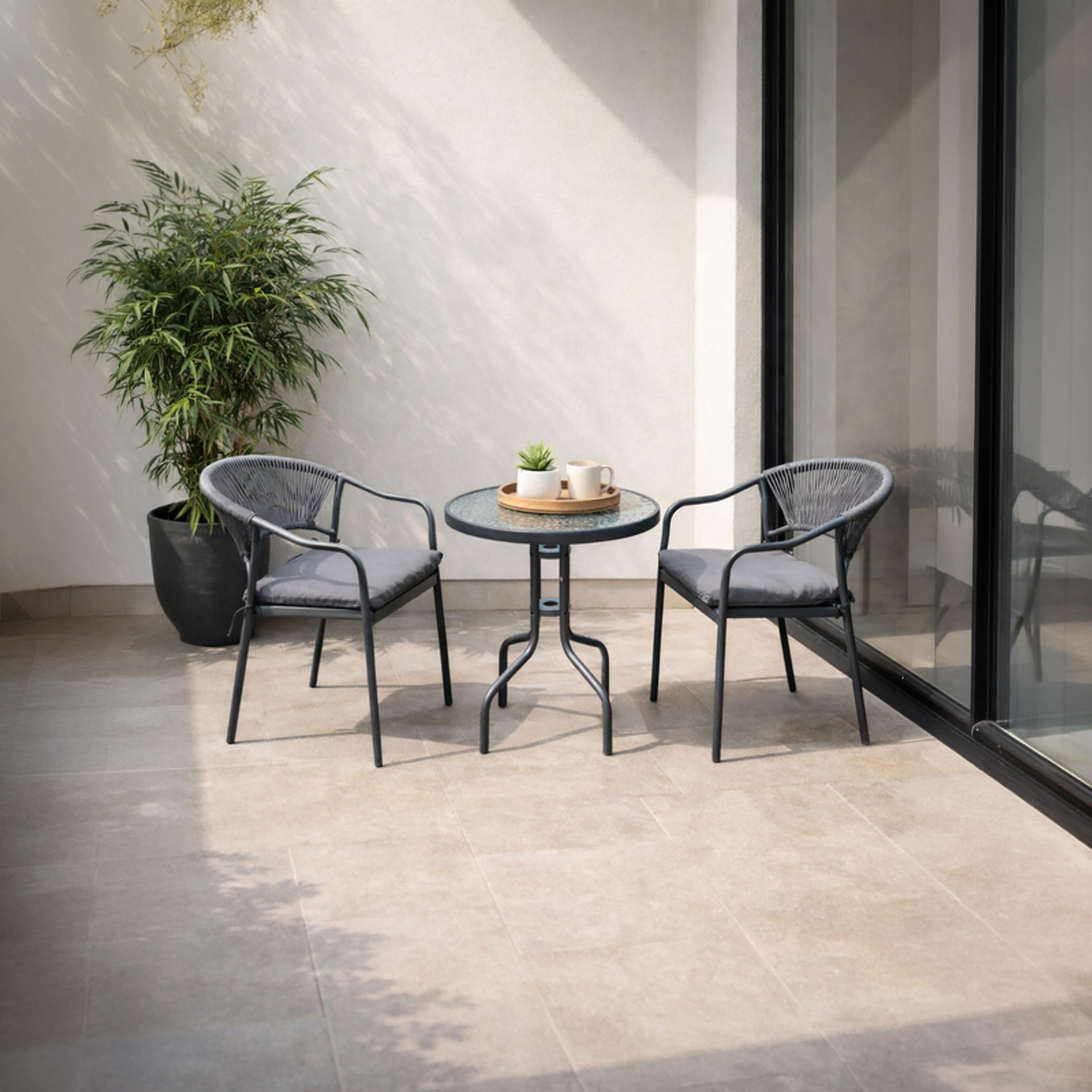 Maria Homes Glass Table & Chair Set-furniture-outdoor-accessories-image-1