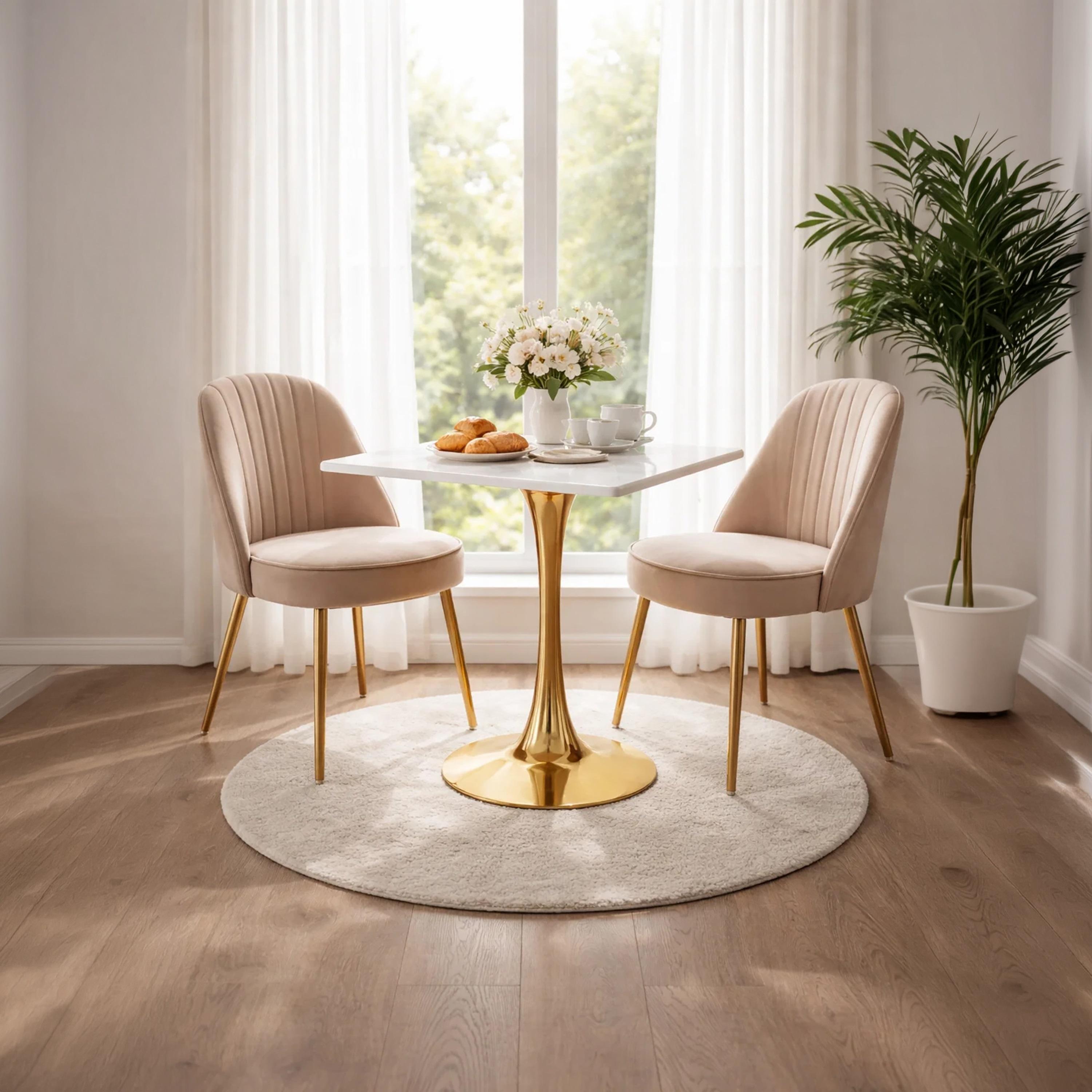 طاولة قهوة رخامية 70×70×75 سم من ماريا هومز-furniture-livingroom-coffeetables-image-2