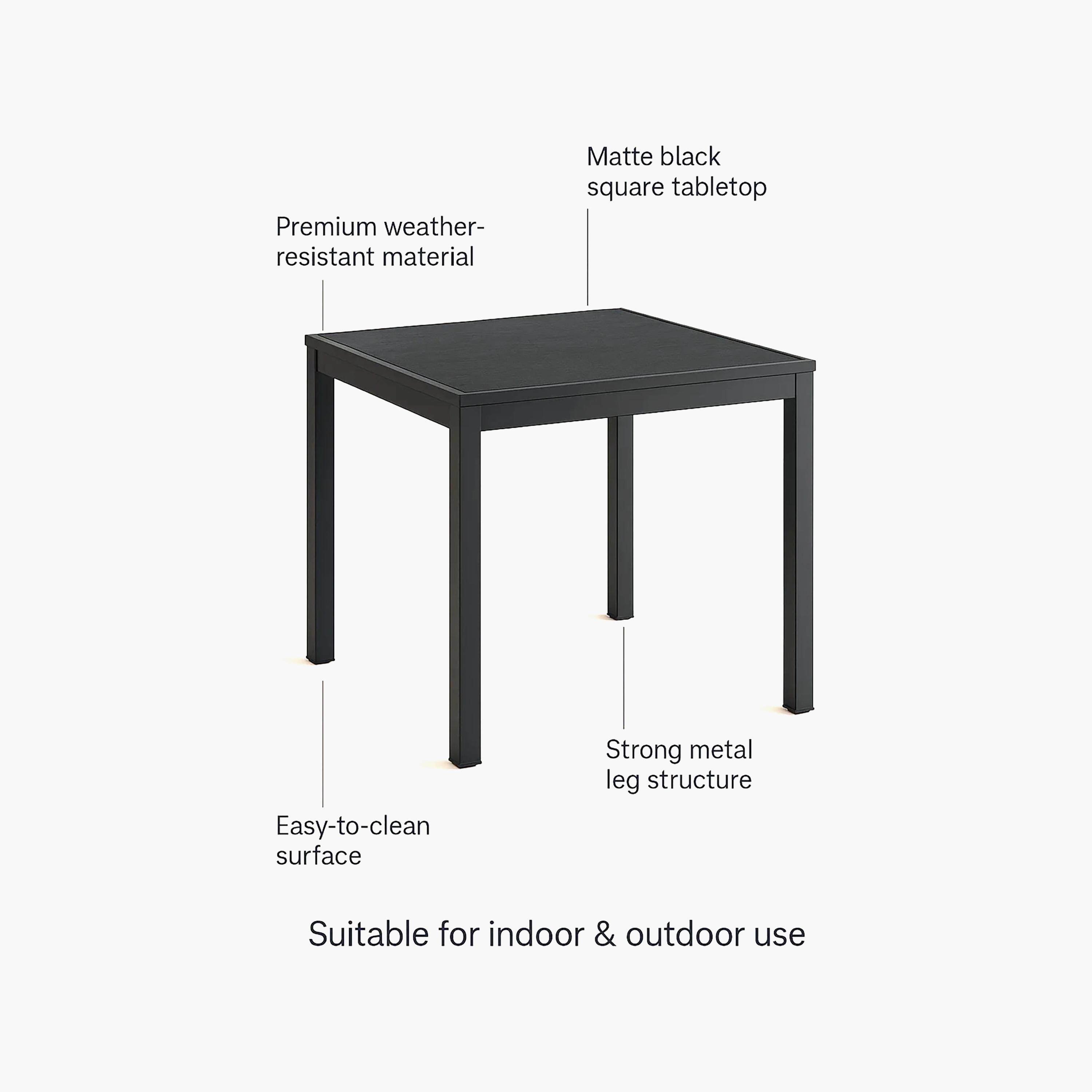 Maria Homes Metal Outdoor Dining Table-furniture-outdoor-accessories-image-5