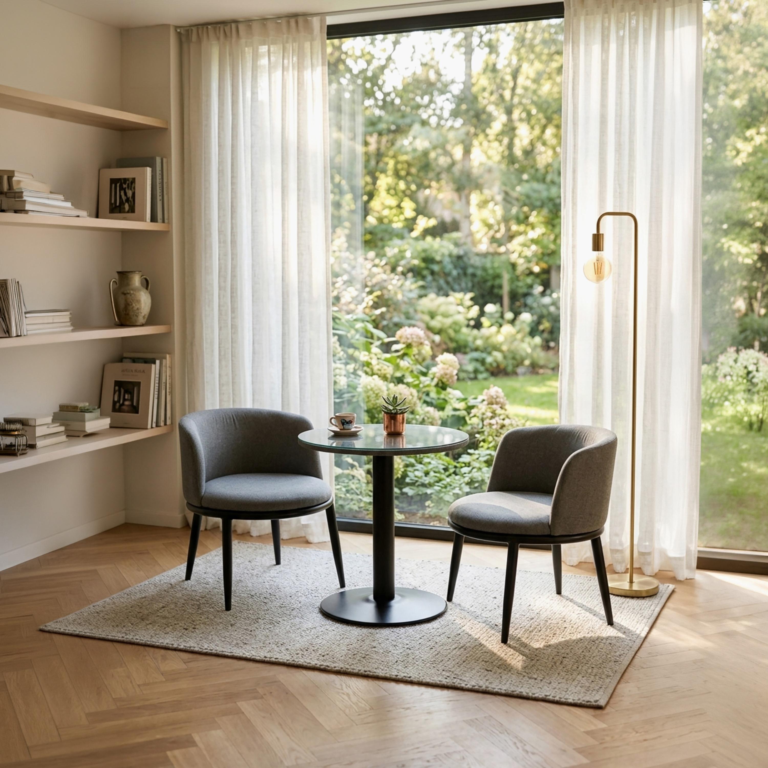 Maria Homes Wooden Table & Chair Set-furniture-diningroom-barfurniture-image-1