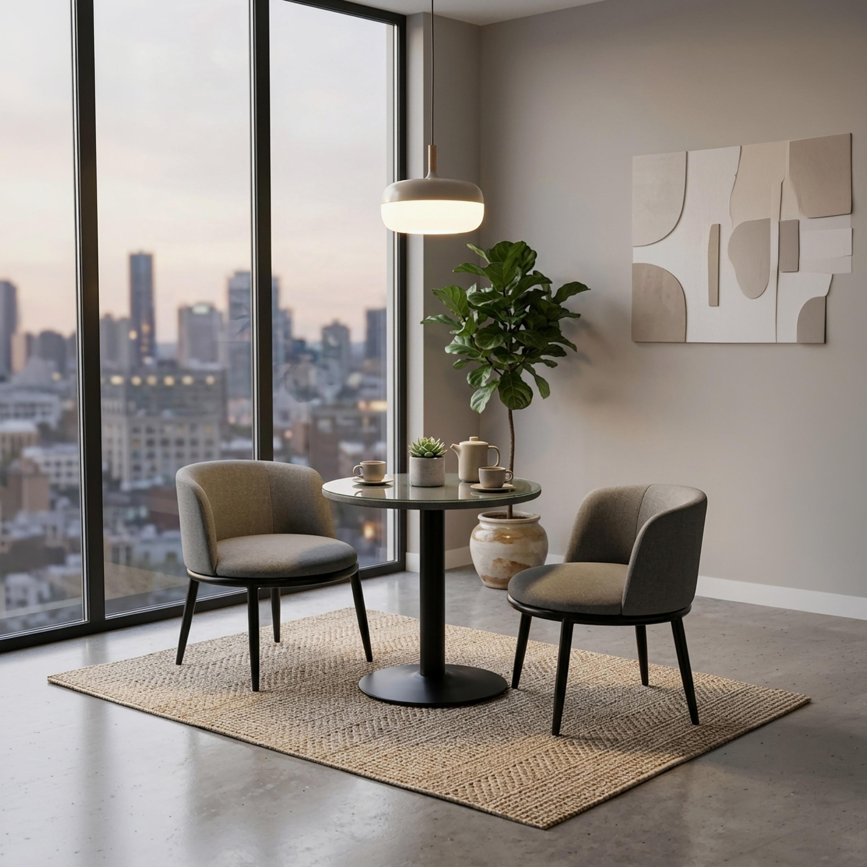 Maria Homes Wooden Table & Chair Set-furniture-diningroom-barfurniture-image-2
