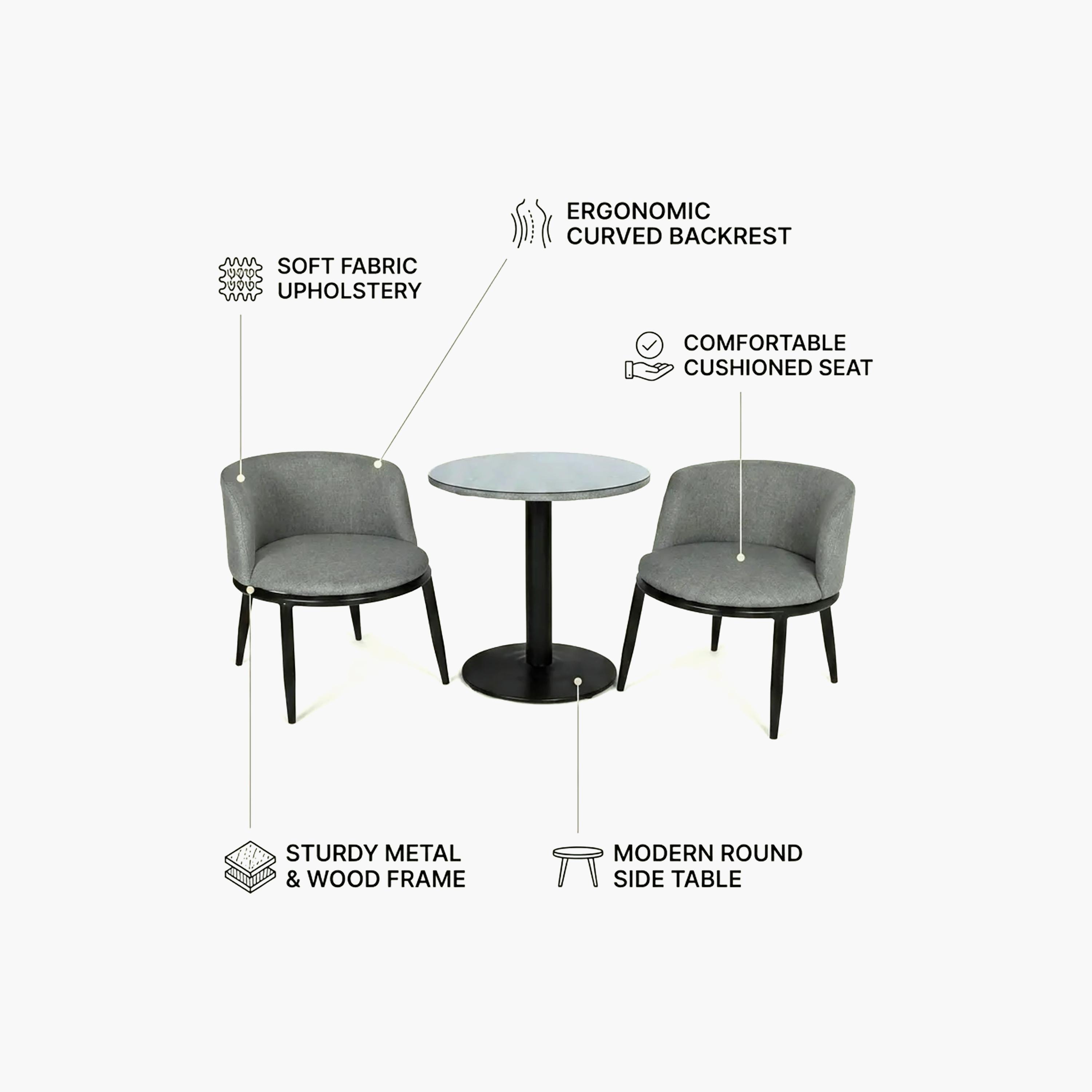 Maria Homes Wooden Table & Chair Set-furniture-diningroom-barfurniture-image-5