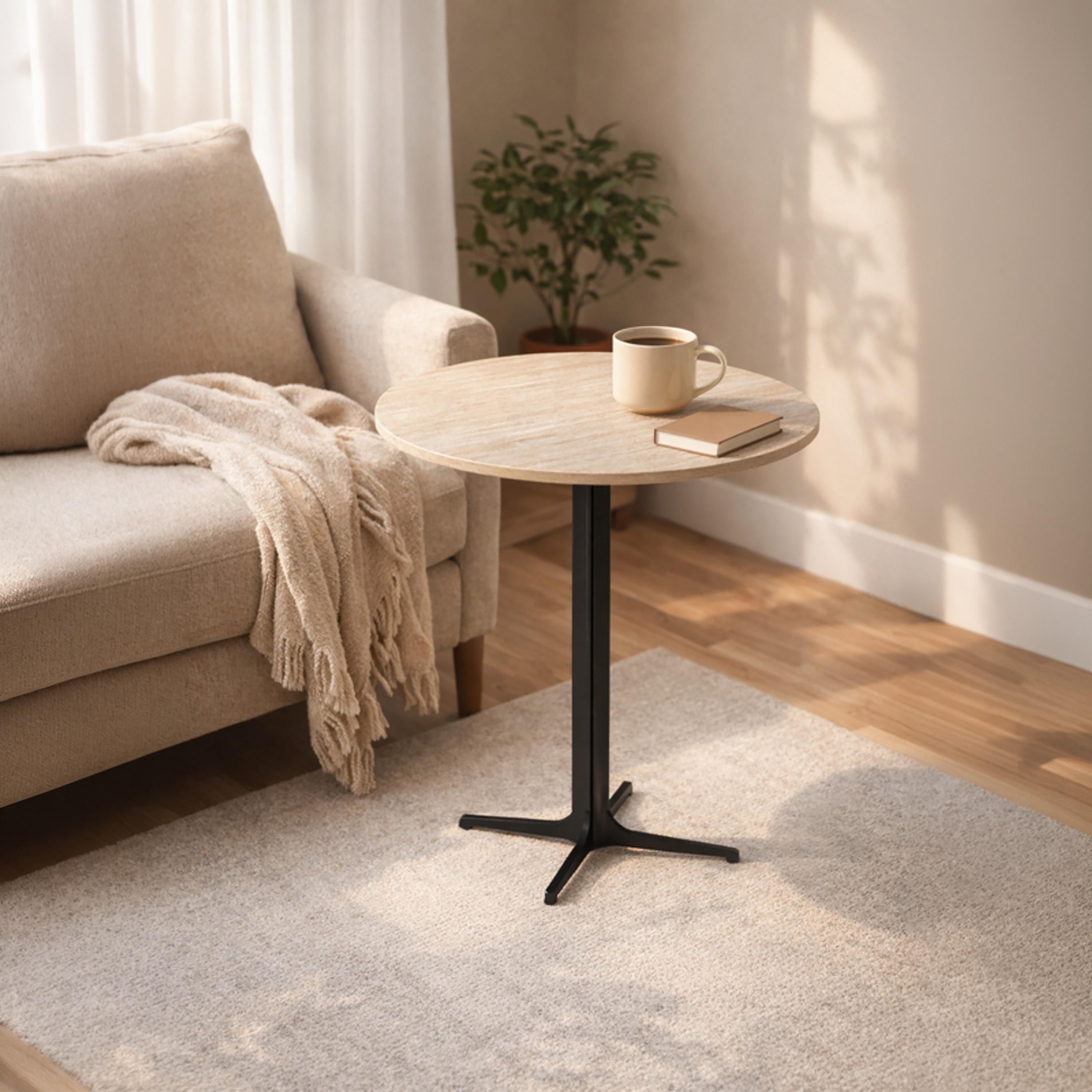 طاولة قهوة خشبية من ماريا هومز 60×60×75 سم-furniture-livingroom-coffeetables-image-2