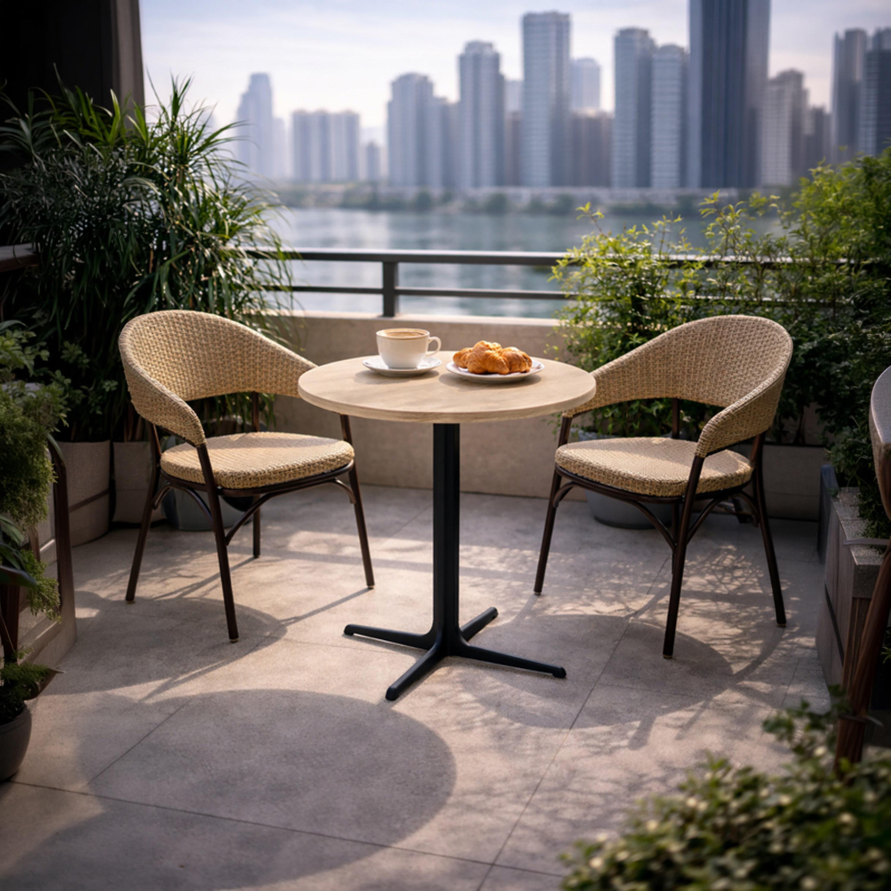 طاولة قهوة خشبية من ماريا هومز 60×60×75 سم-furniture-livingroom-coffeetables-image-3