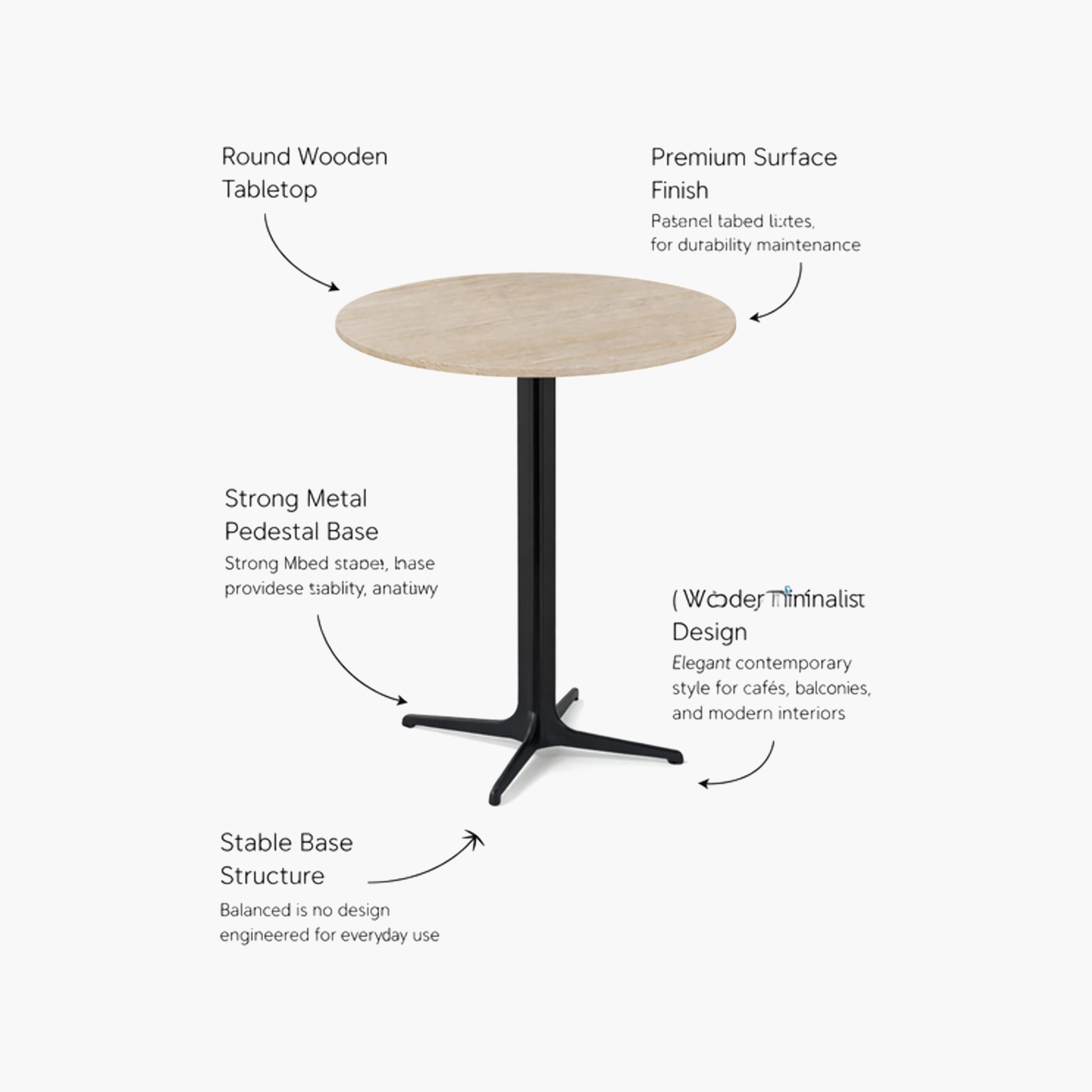 طاولة قهوة خشبية من ماريا هومز 60×60×75 سم-furniture-livingroom-coffeetables-image-5