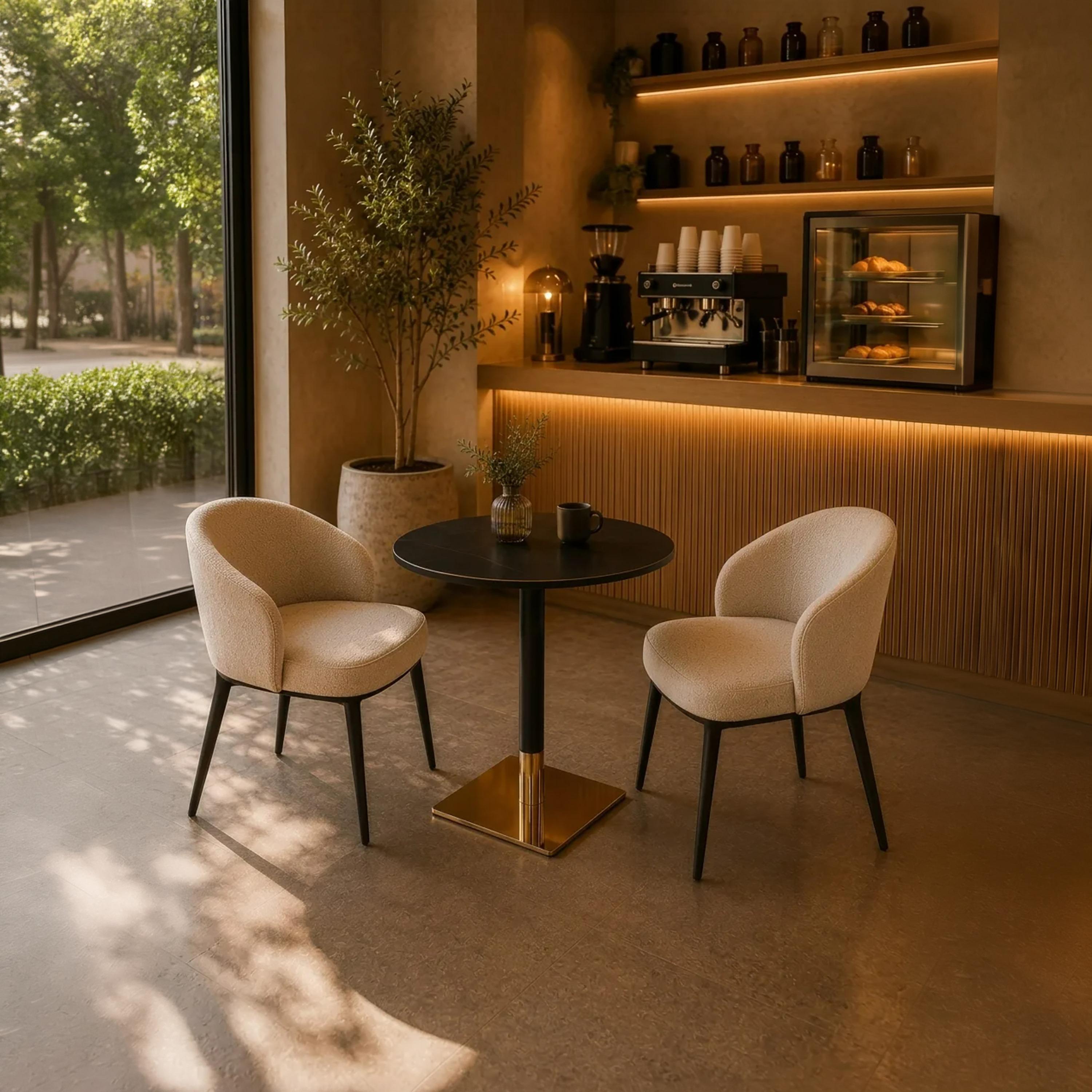 طاولة سفرة خشبية بقاعدة عمودية من ماريا هومز-furniture-diningroom-barfurniture-image-2