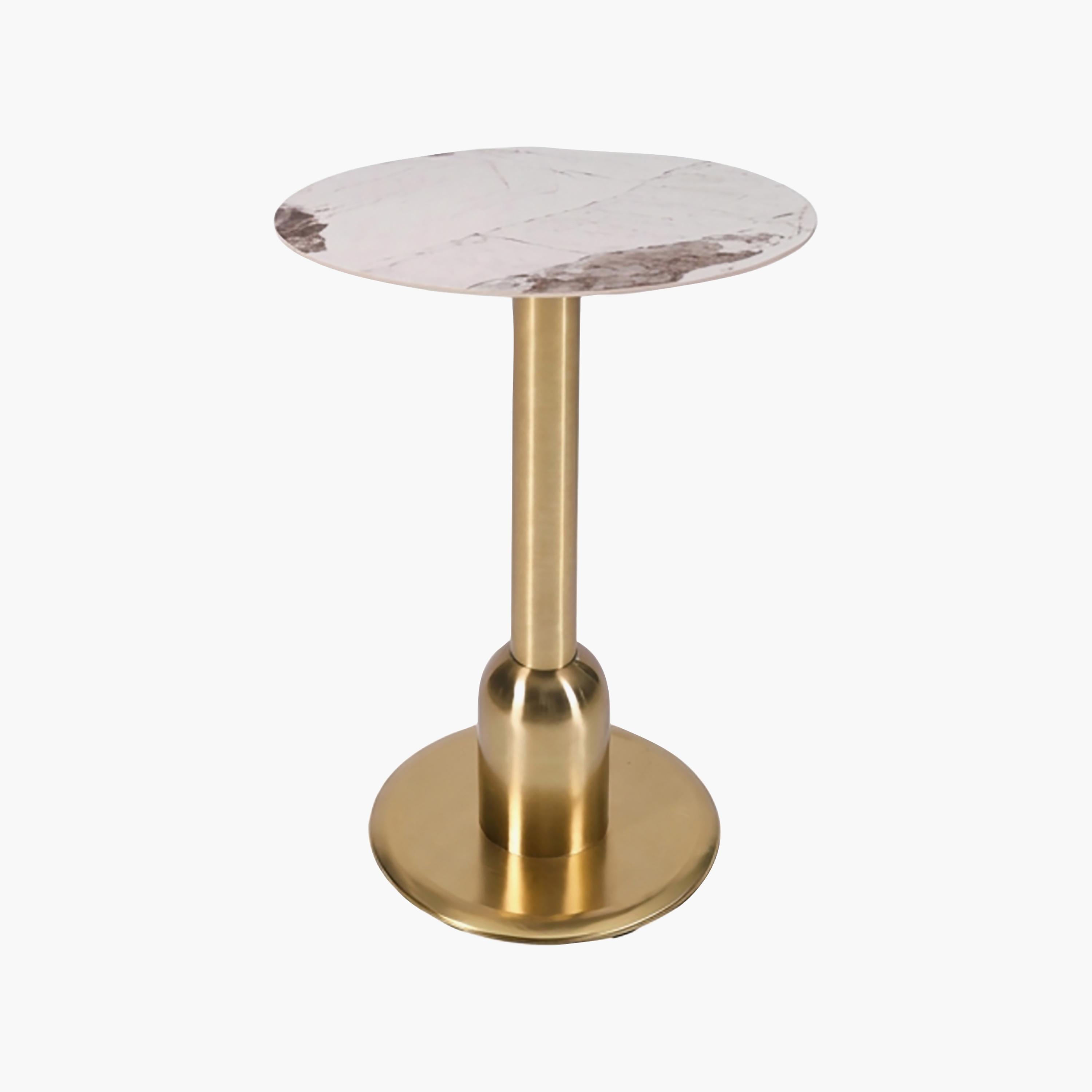 Maria Homes Marble Pedestal Table-furniture-livingroom-sideandendtables-image-1