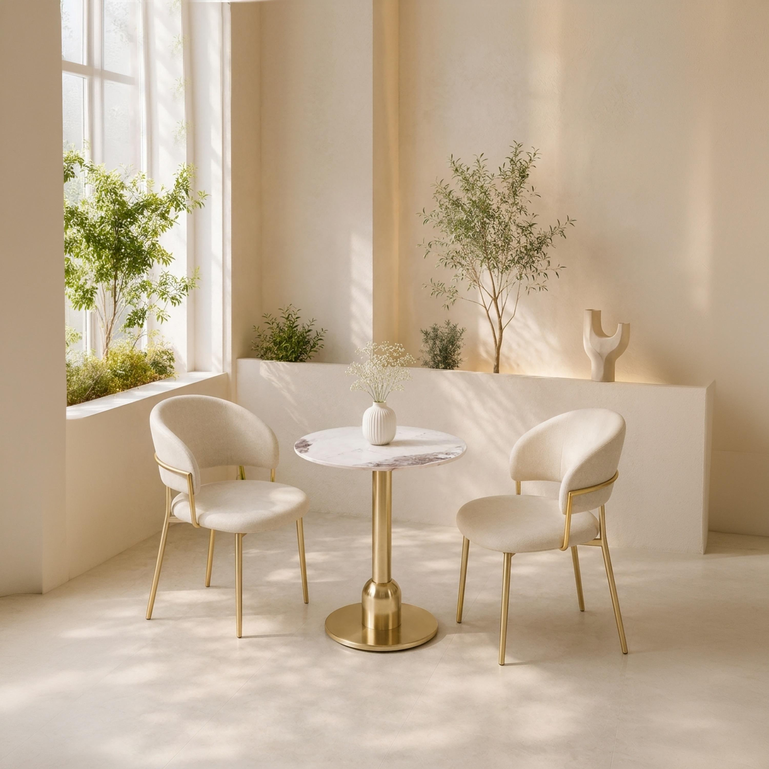 Maria Homes Marble Pedestal Table-furniture-livingroom-sideandendtables-image-2