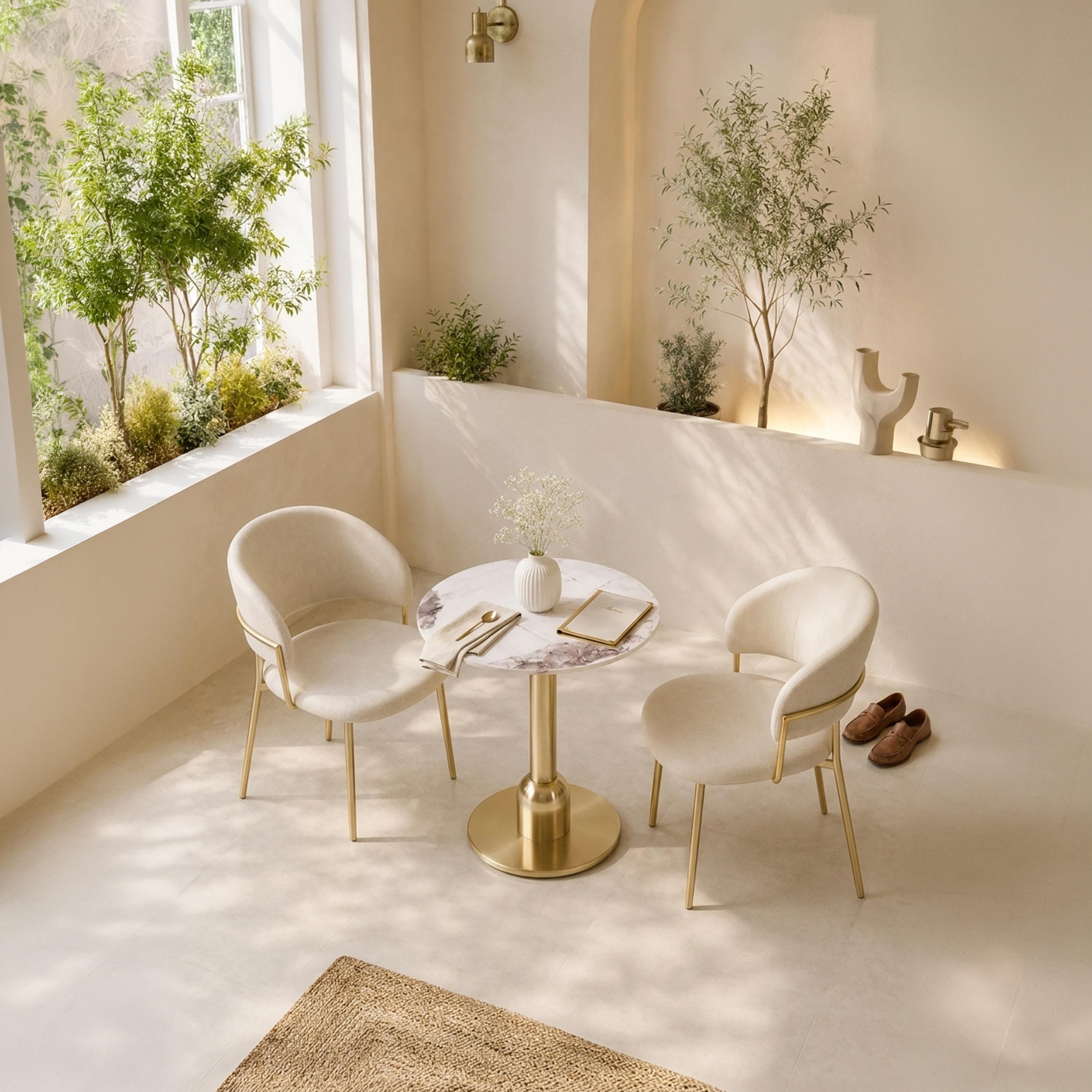 Maria Homes Marble Pedestal Table-furniture-livingroom-sideandendtables-image-3