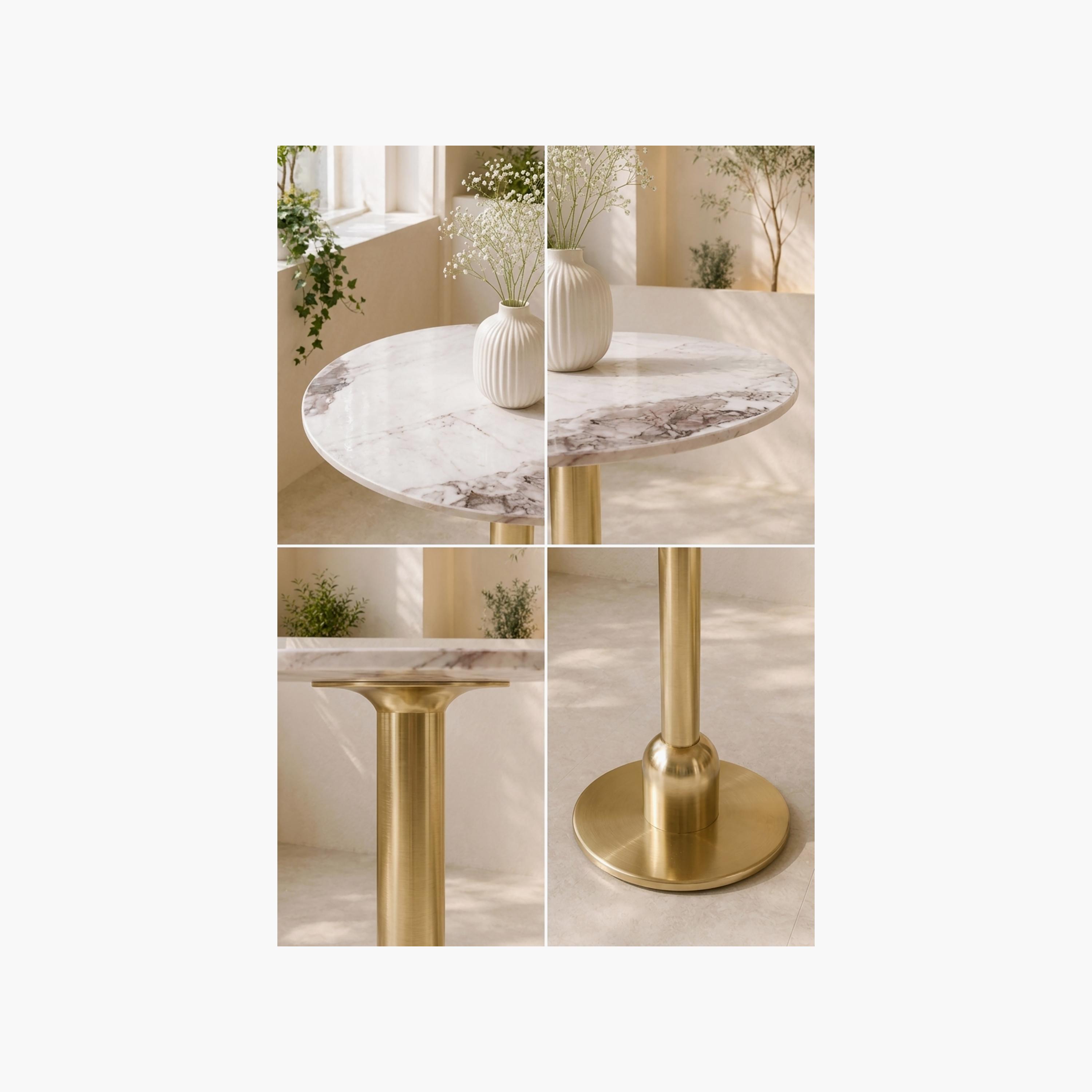 Maria Homes Marble Pedestal Table-furniture-livingroom-sideandendtables-image-4