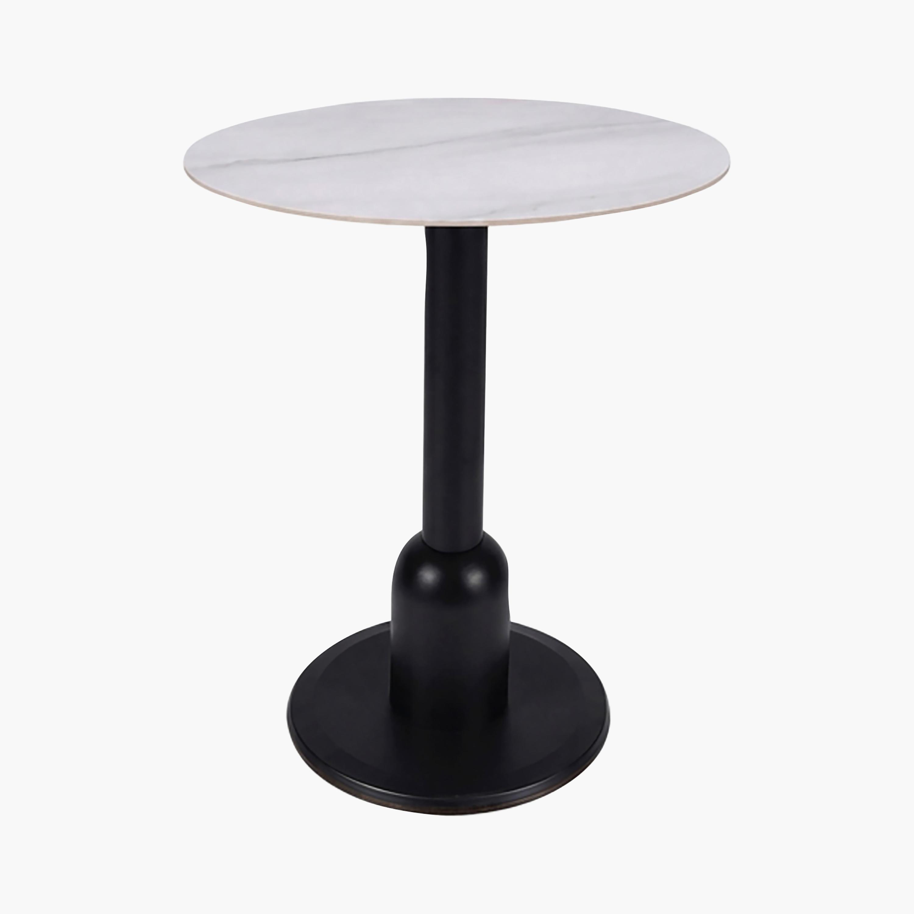 Maria Homes Wooden Pedestal Table-furniture-livingroom-sideandendtables-image-1