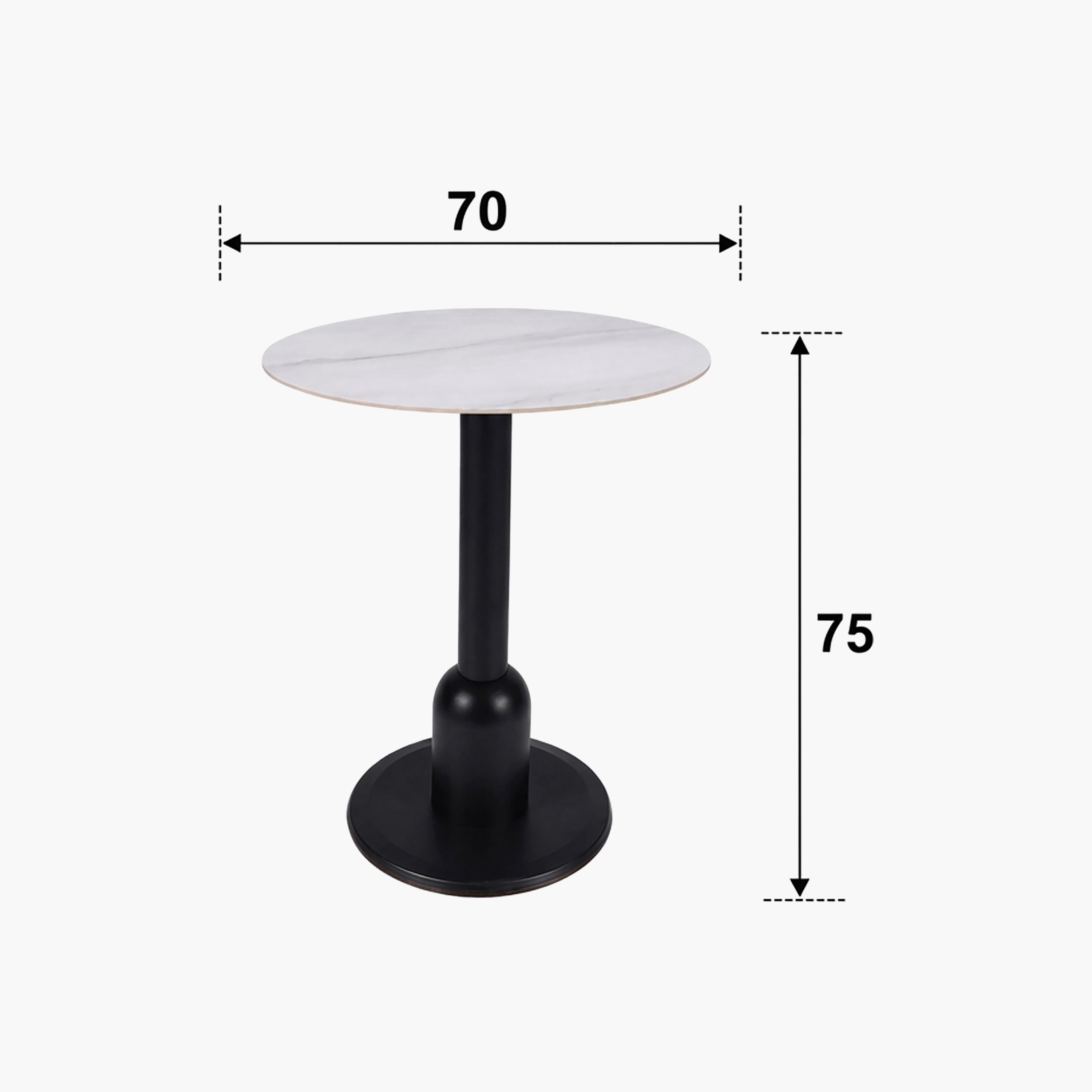 Maria Homes Wooden Pedestal Table-furniture-livingroom-sideandendtables-image-5
