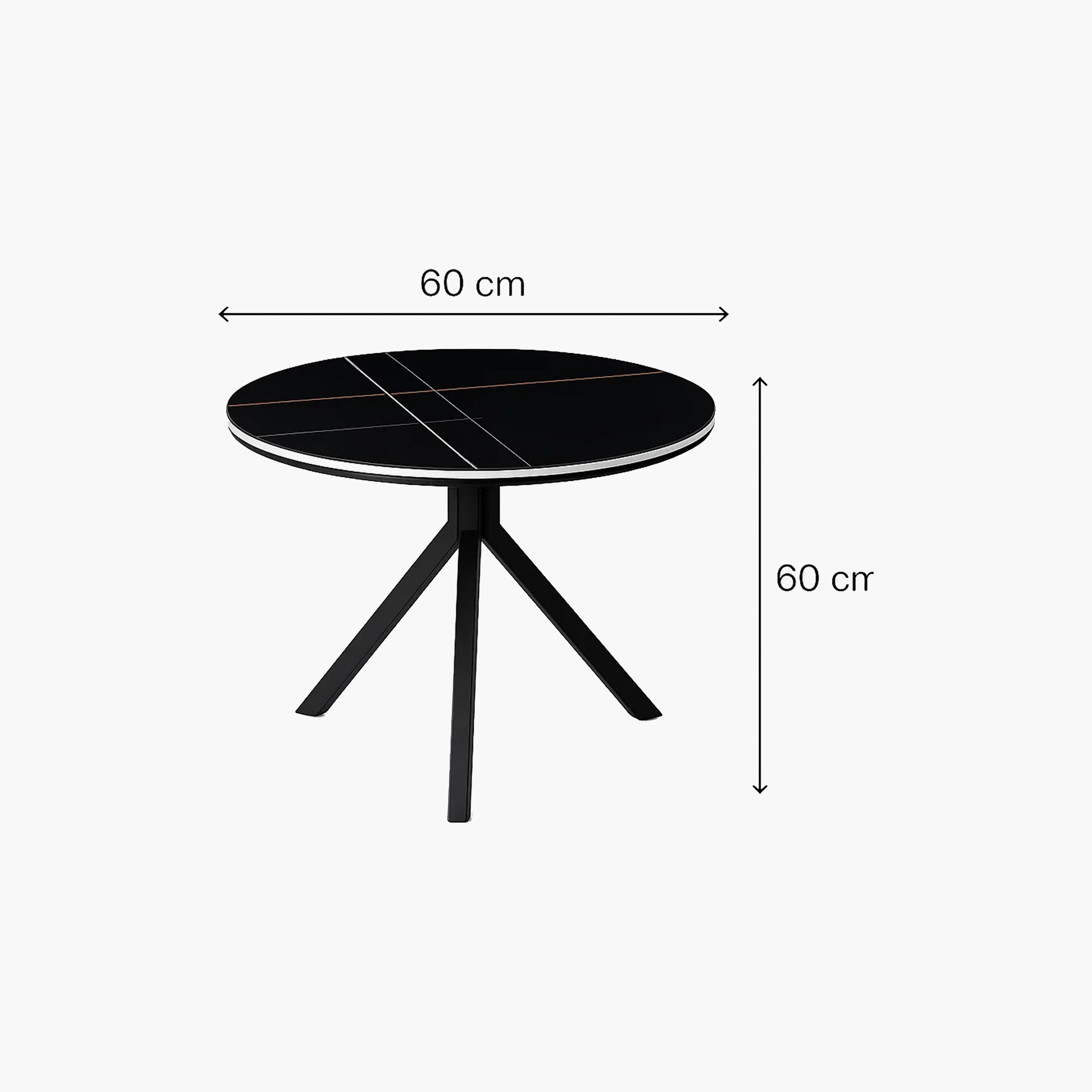 طاولة سفرة رخامية من ماريا هومز مقاس 60×60×60 سم-furniture-diningroom-barfurniture-image-5