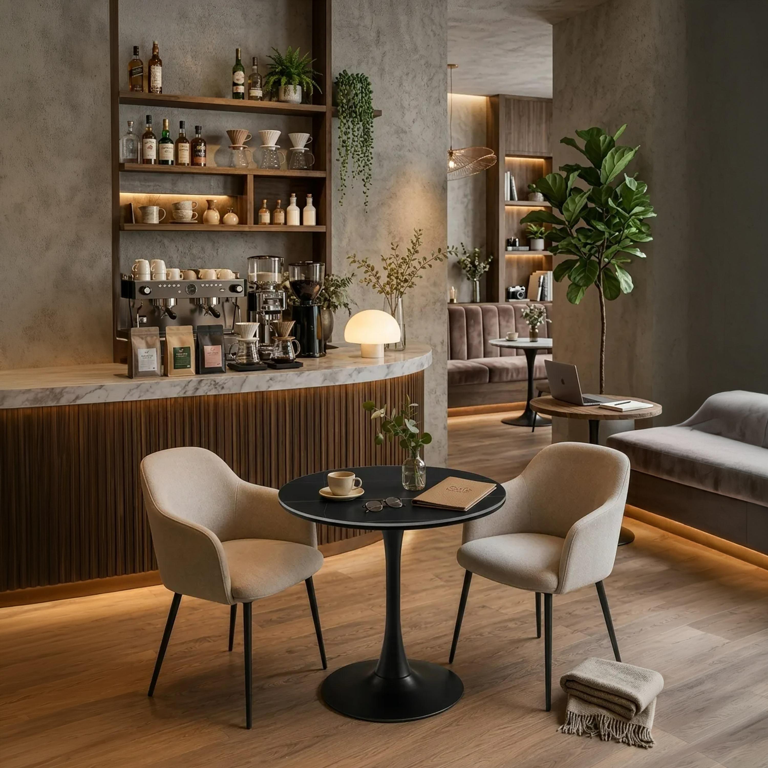 طاولة قاعدة رخامية من ماريا هومز-furniture-livingroom-sideandendtables-image-3