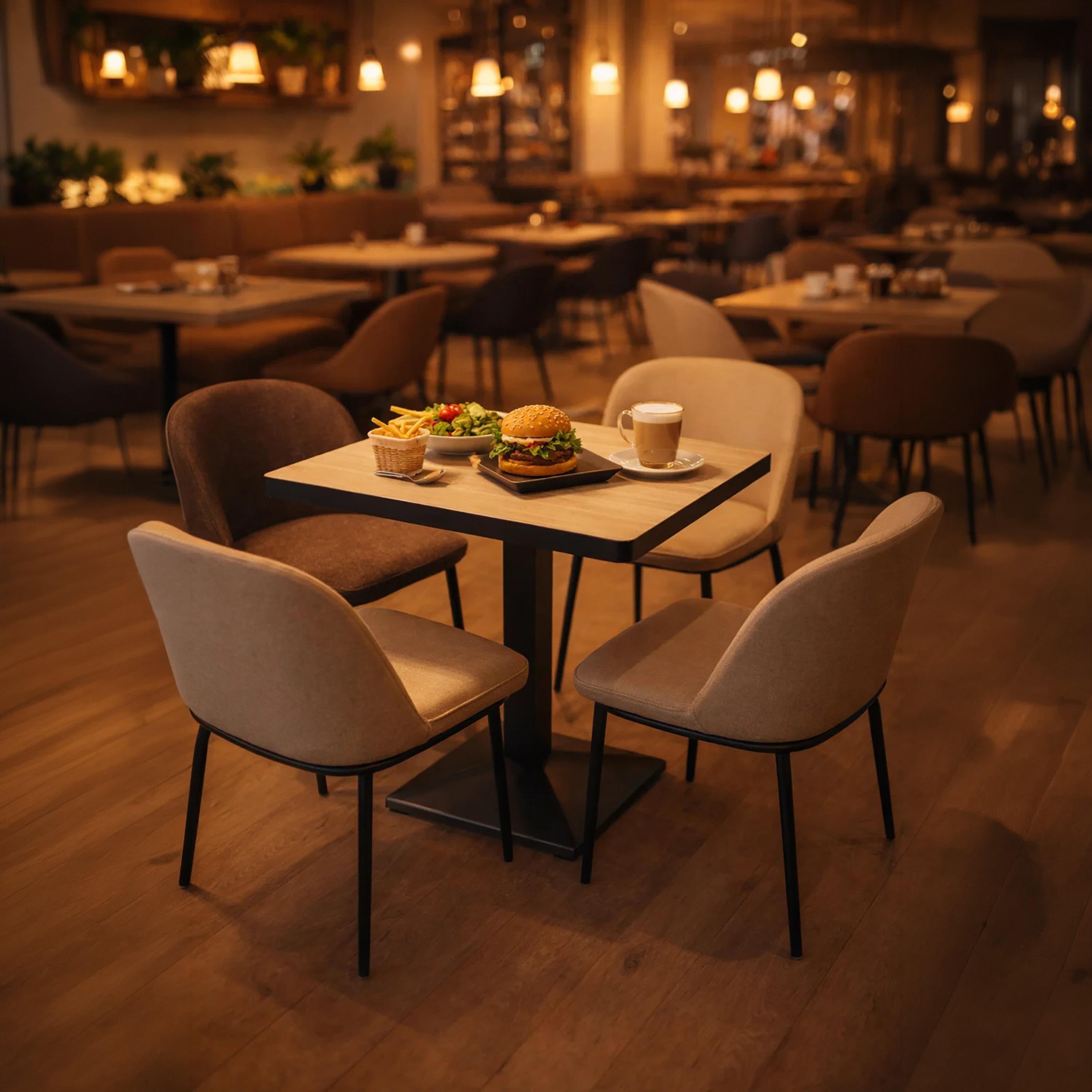 طاولة بيدستال خشبية من ماريا هومز 70×70×75 سم-furniture-livingroom-sideandendtables-image-3