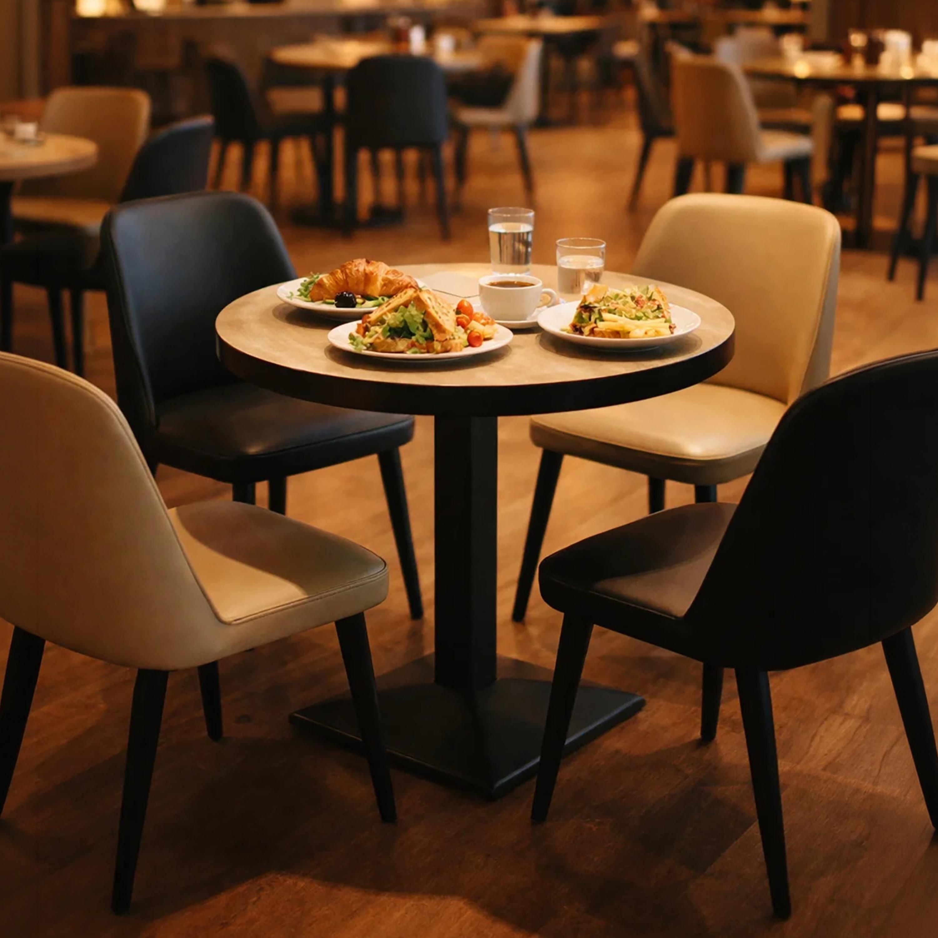 Maria Homes Metal Pedestal Dining Table-furniture-diningroom-barfurniture-image-4