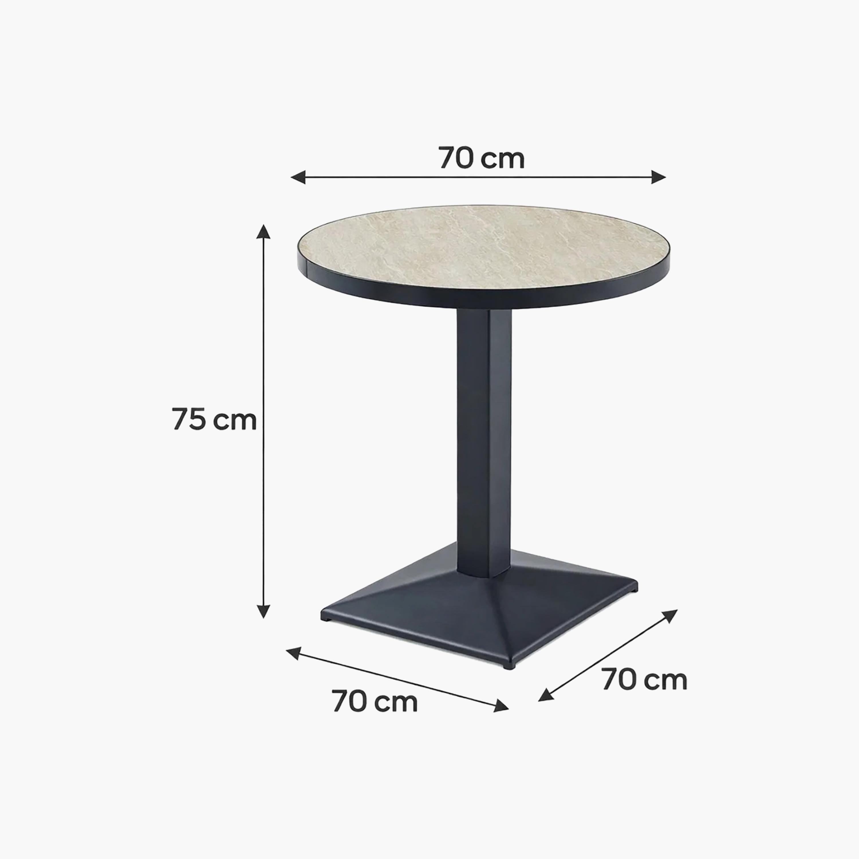 Maria Homes Metal Pedestal Dining Table-furniture-diningroom-barfurniture-image-6